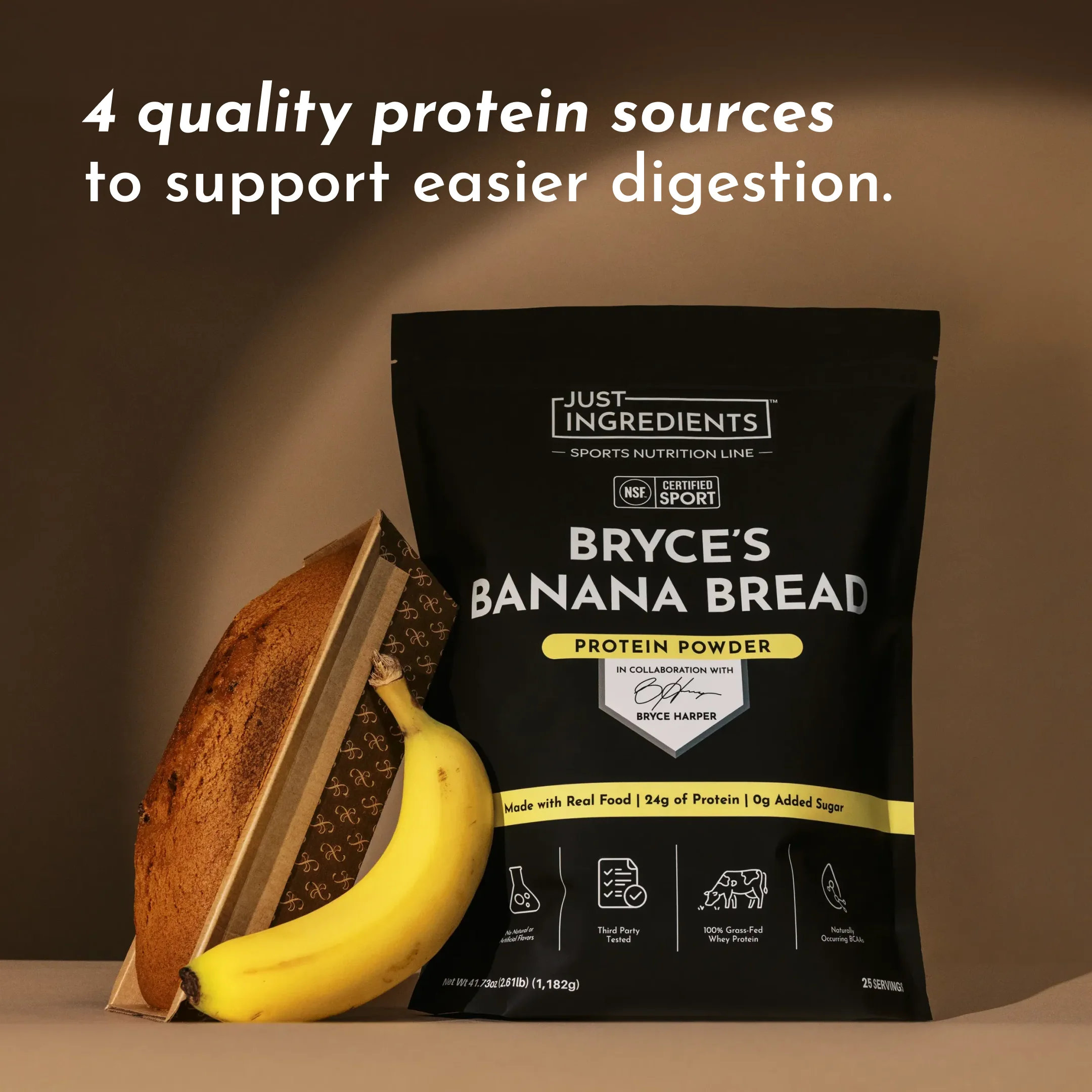 Bryce's Banana Bread Protein Powder - Image 3
