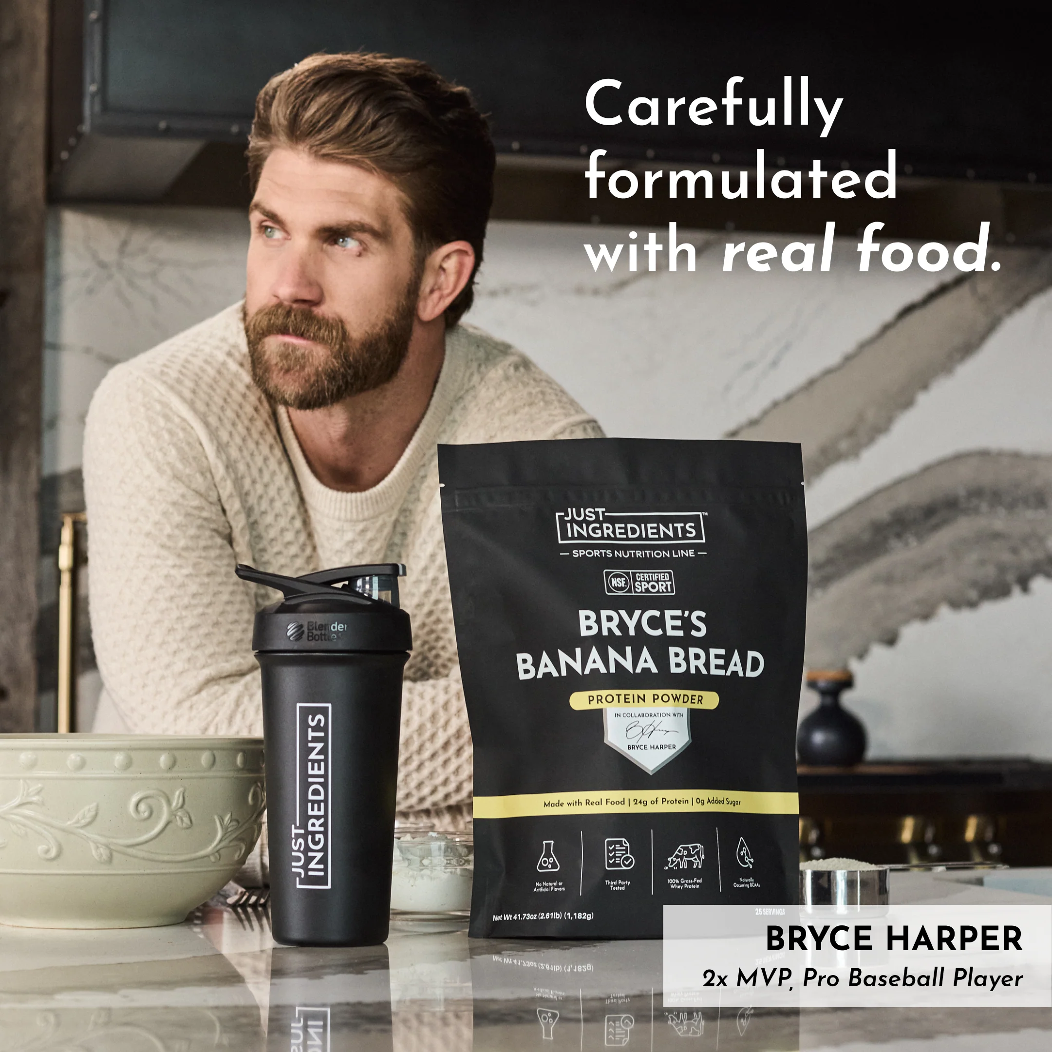 Bryce's Banana Bread Protein Powder - Image 5