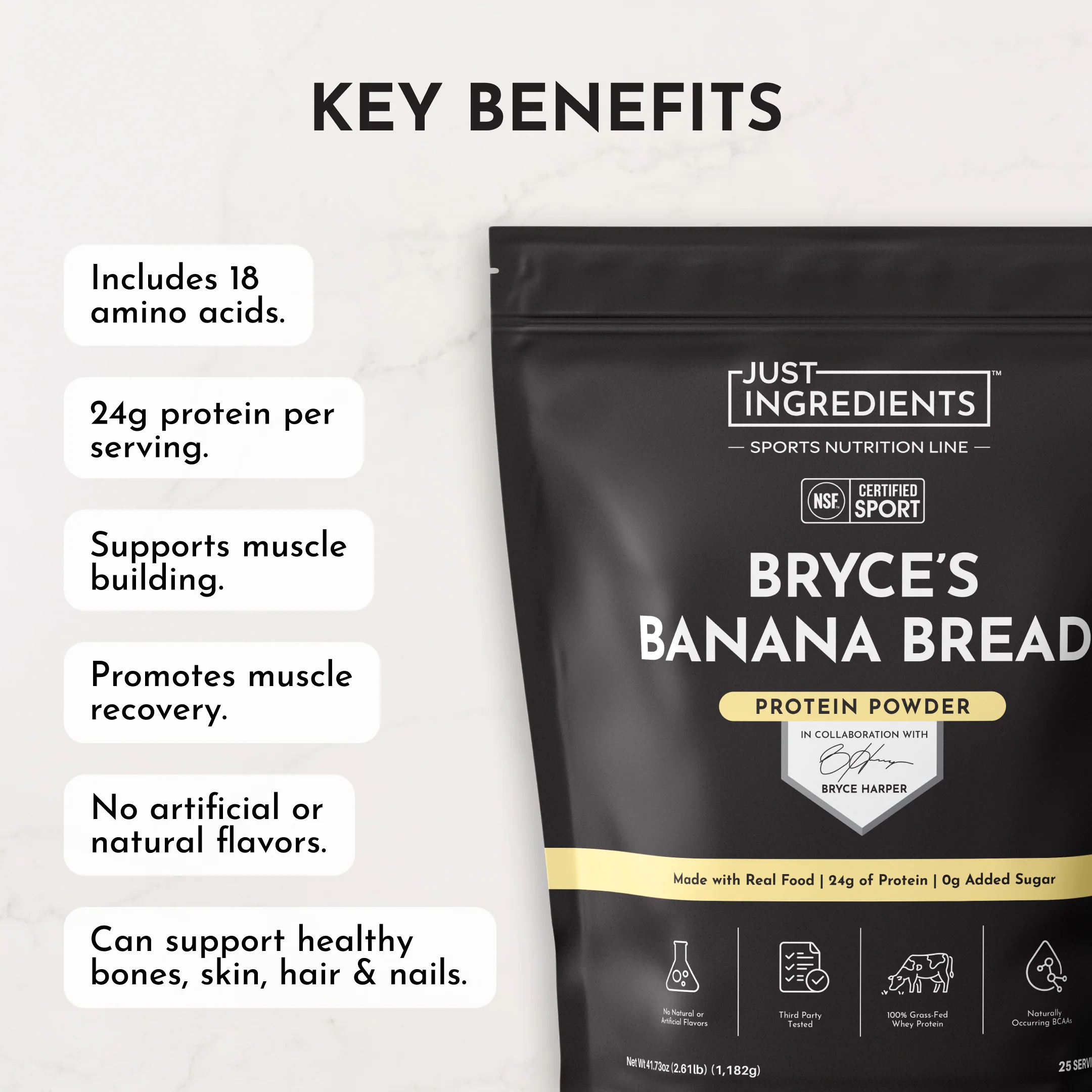 Bryce's Banana Bread Protein Powder - Image 8