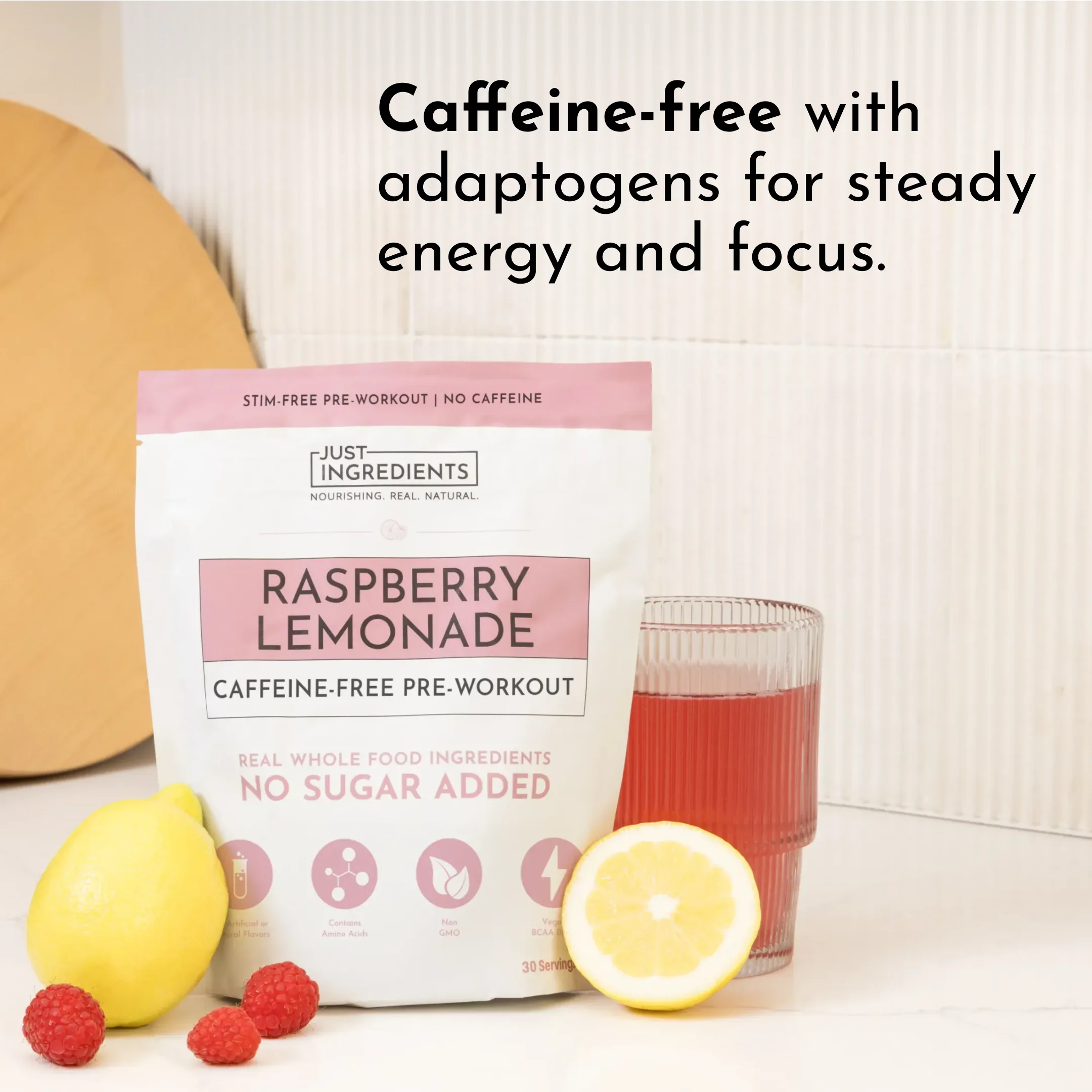 Caffeine Free Raspberry Lemonade Pre-Workout - Image 3