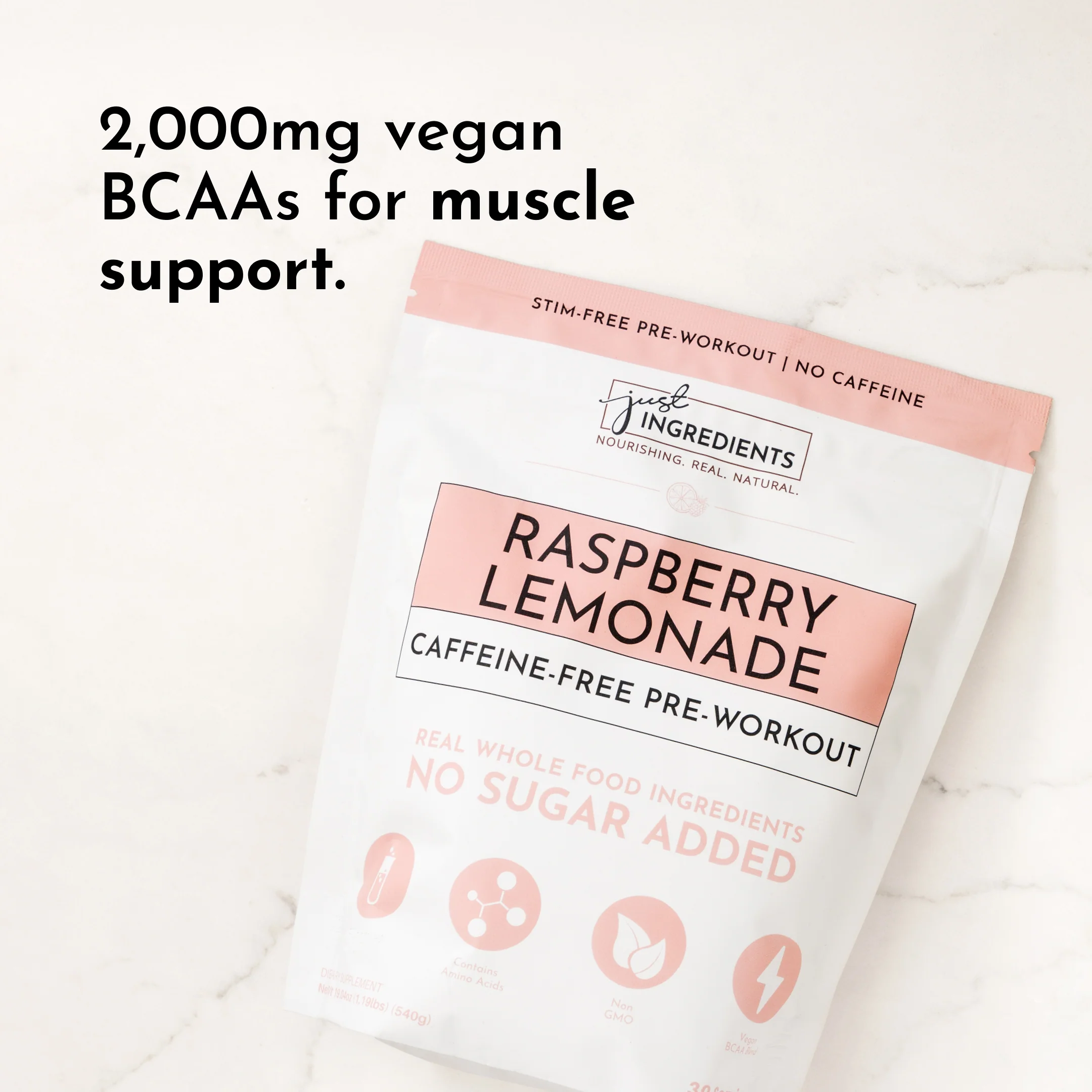 Caffeine Free Raspberry Lemonade Pre-Workout - Image 5