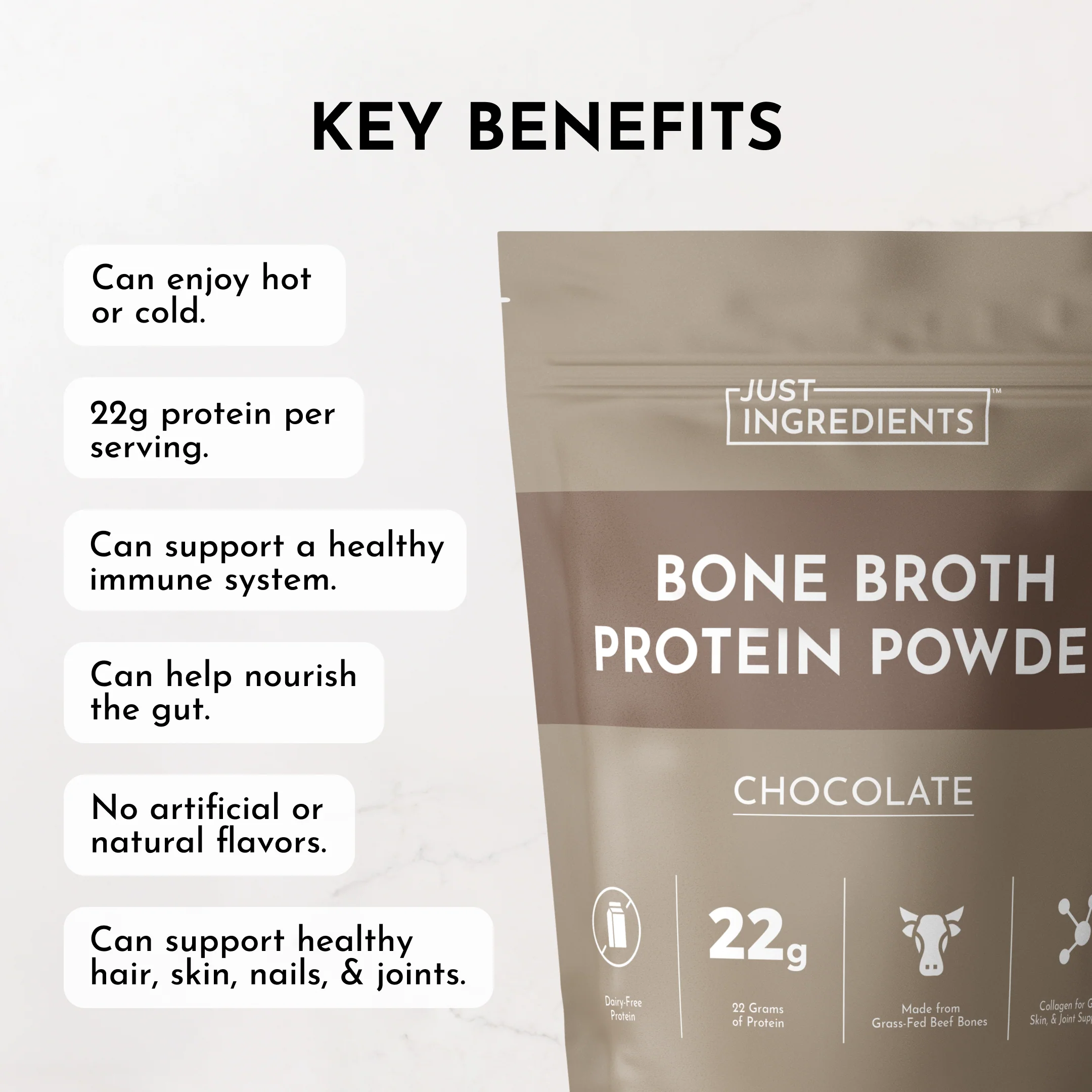 Chocolate Bone Broth Protein Powder - Image 8