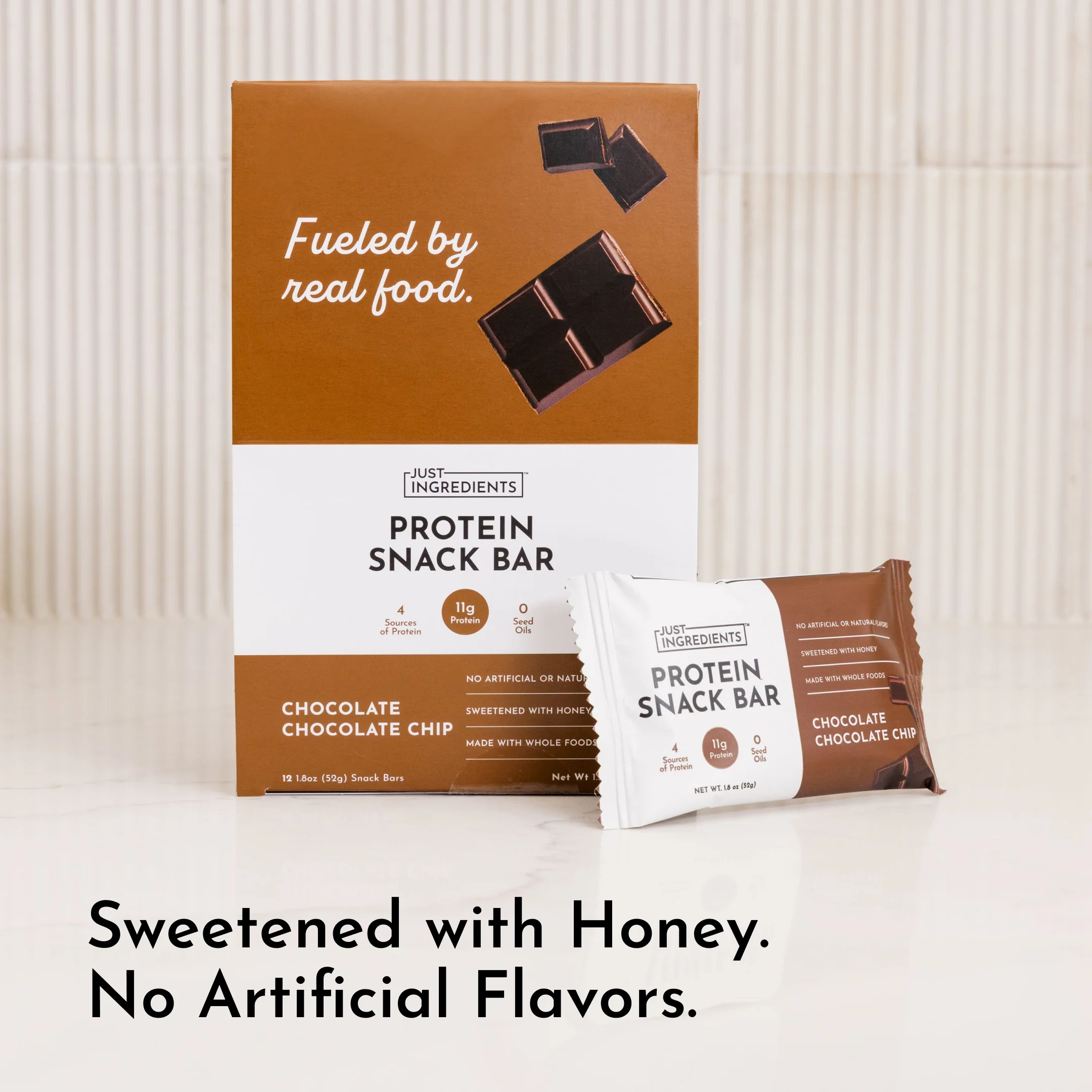 Chocolate Chocolate Chip Protein Snack Bars (Box of 12) - Image 5