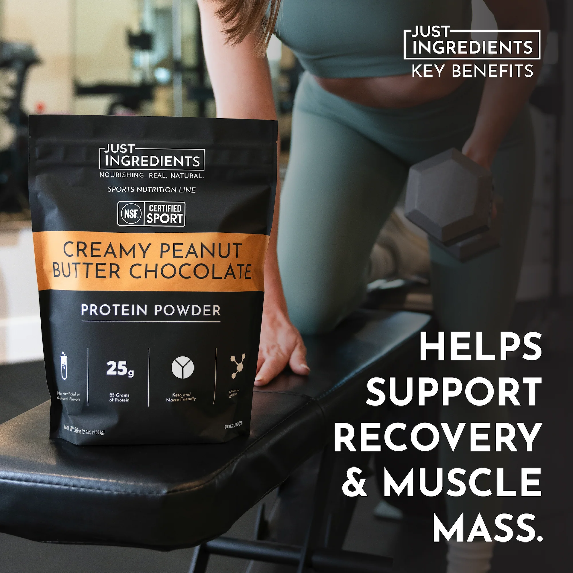 Creamy Peanut Butter Chocolate Protein Powder - NSF - Image 7