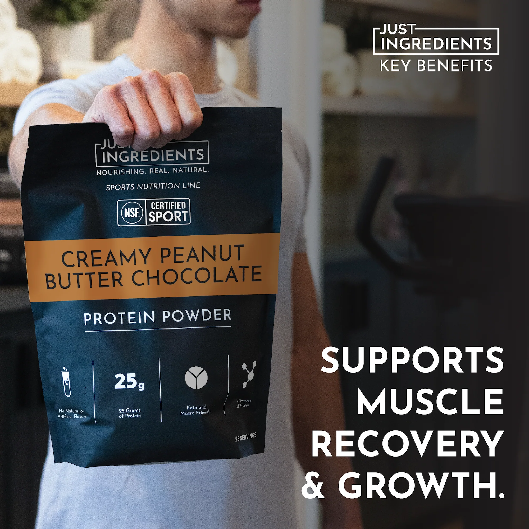 Creamy Peanut Butter Chocolate Protein Powder - NSF - Image 9