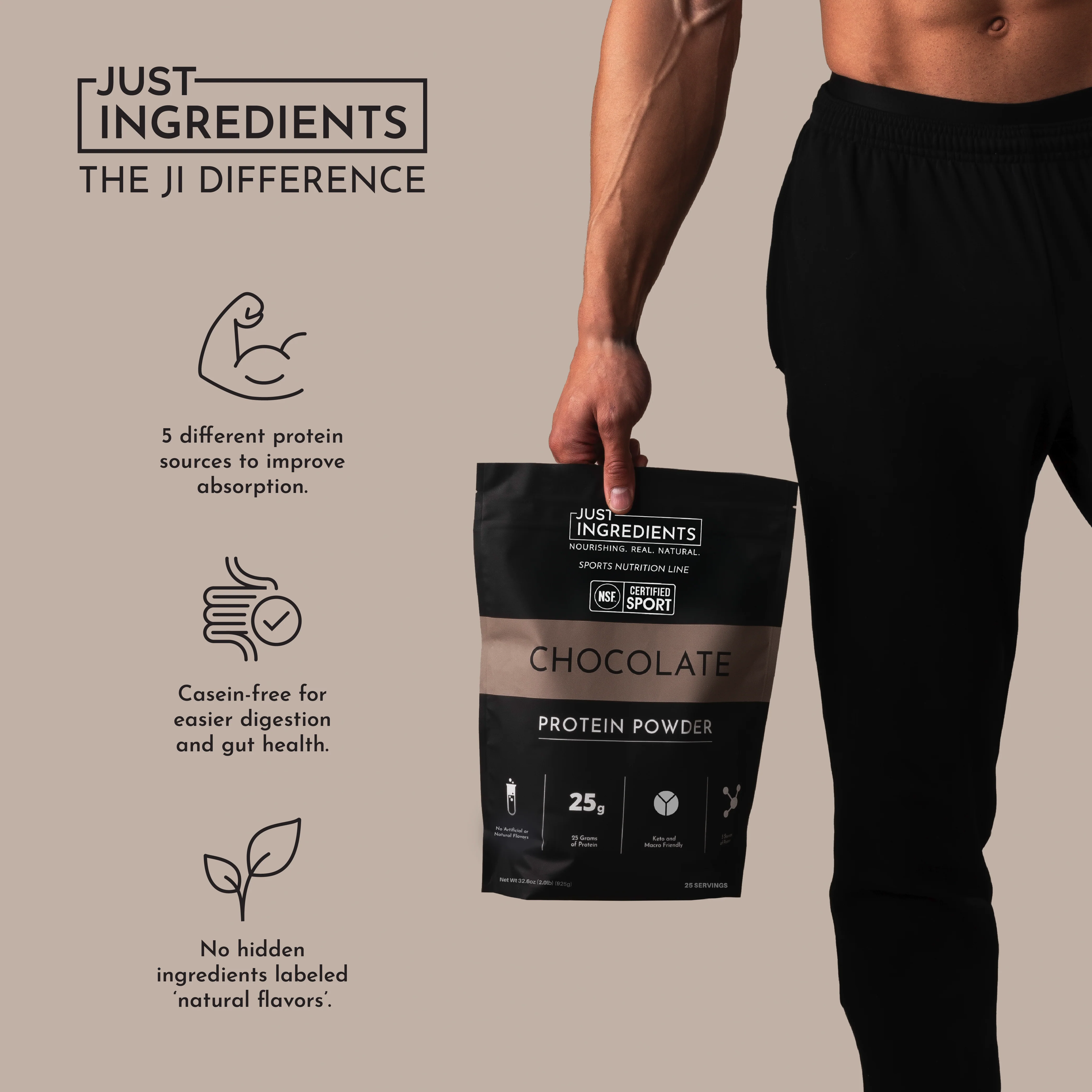 Chocolate Protein Powder - NSF - Image 5