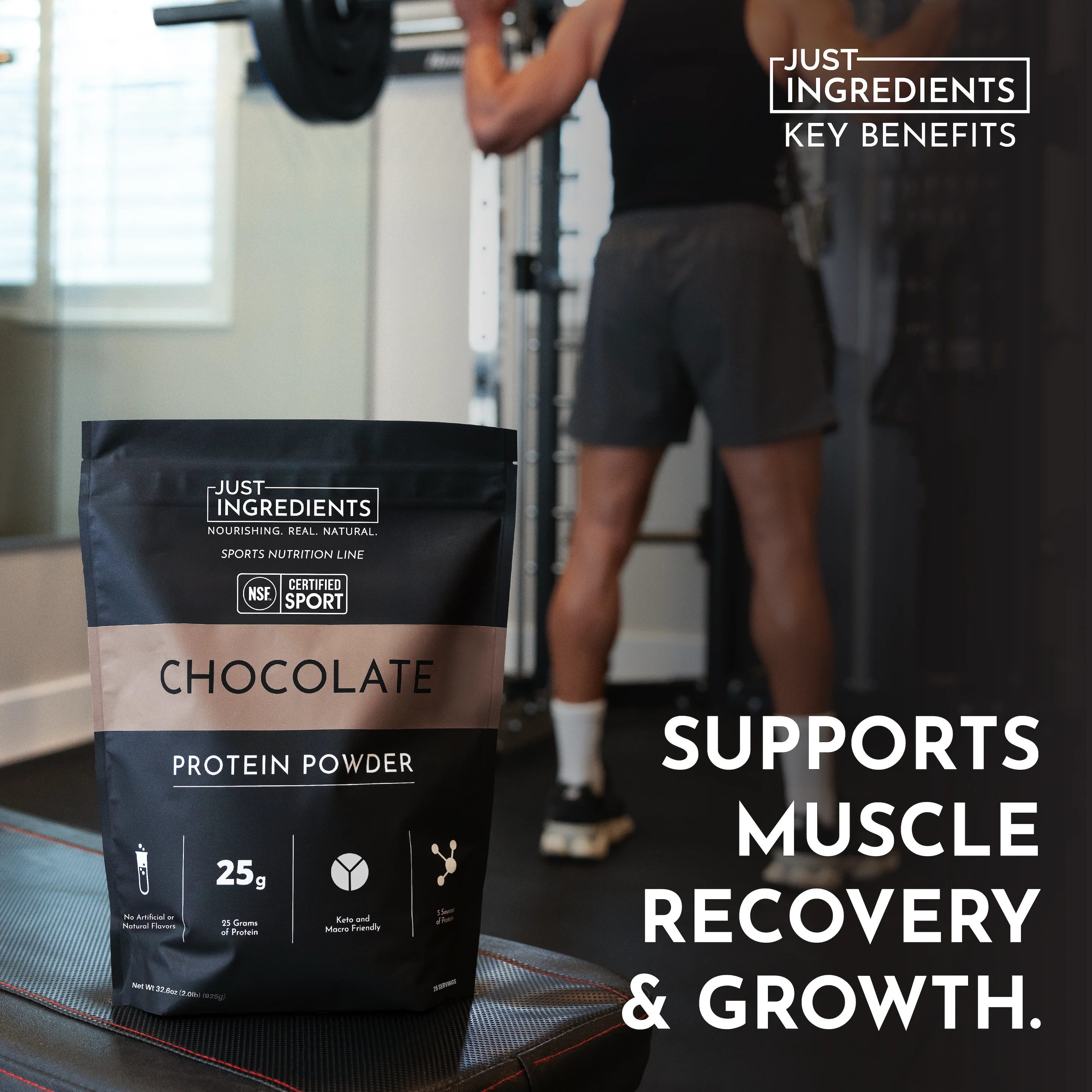 Chocolate Protein Powder - NSF - Image 9