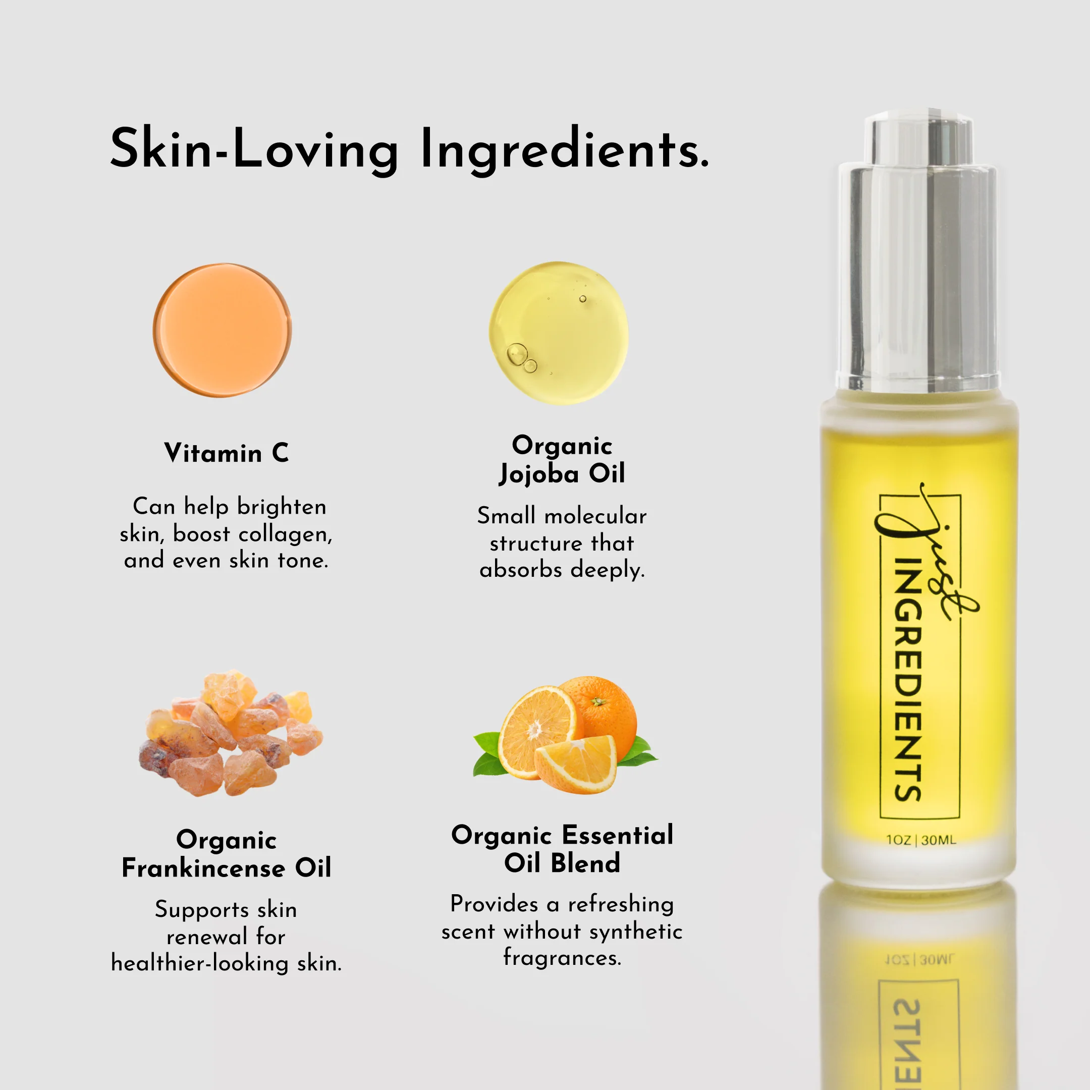 Sweet Citrus Face Serum + Vitamin C - 1 oz - Image 8