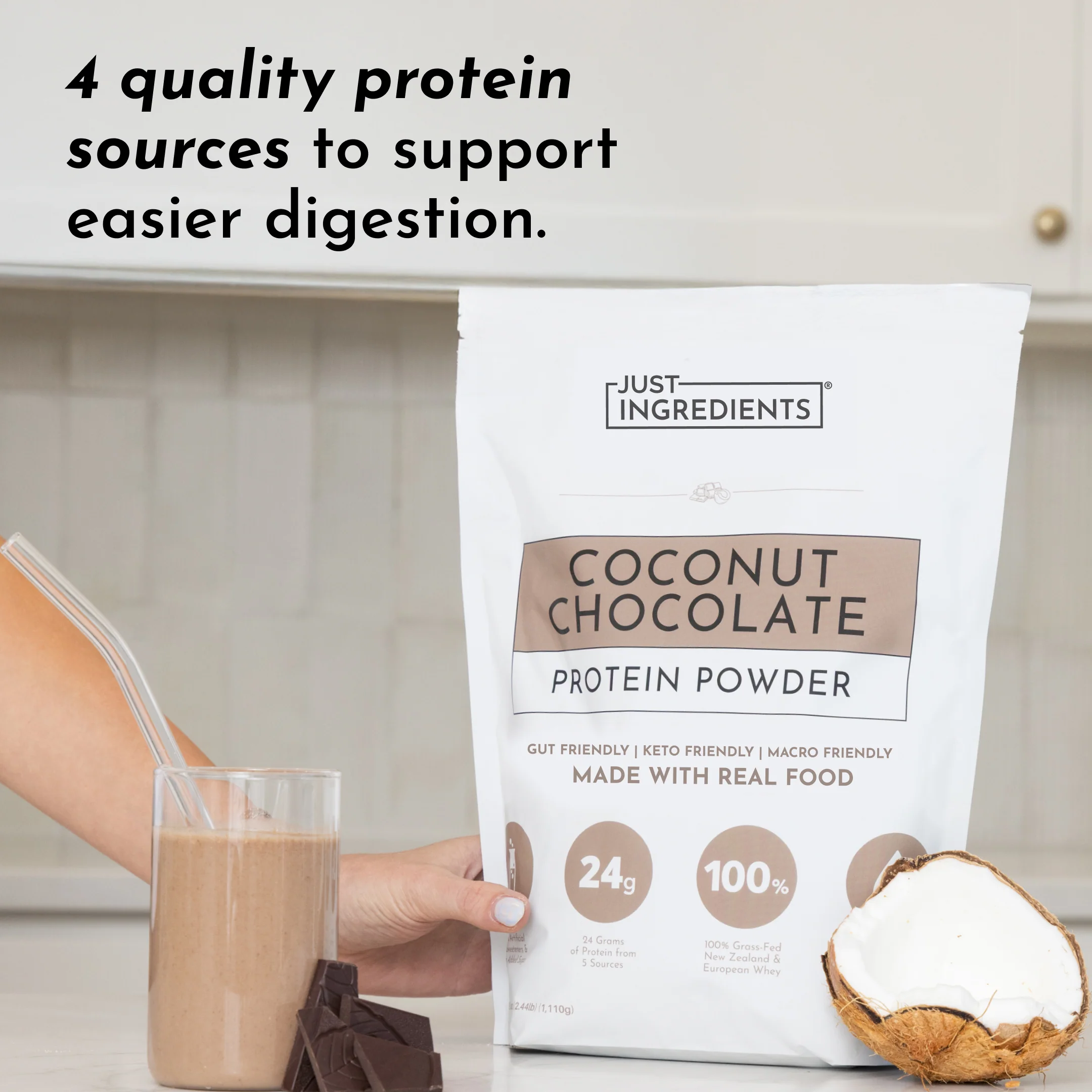 Coconut Chocolate Protein Powder - Image 3
