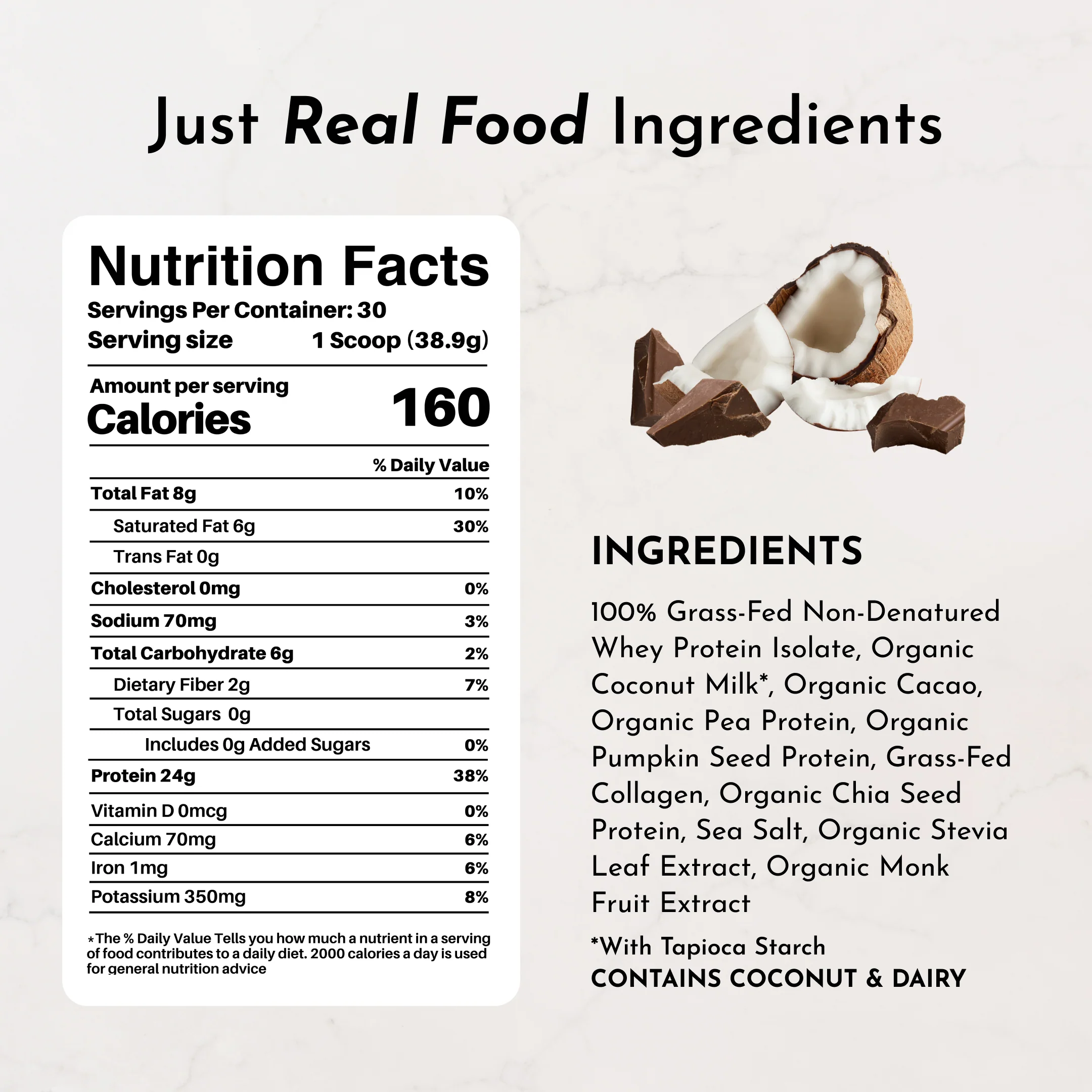 Coconut Chocolate Protein Powder - Image 7