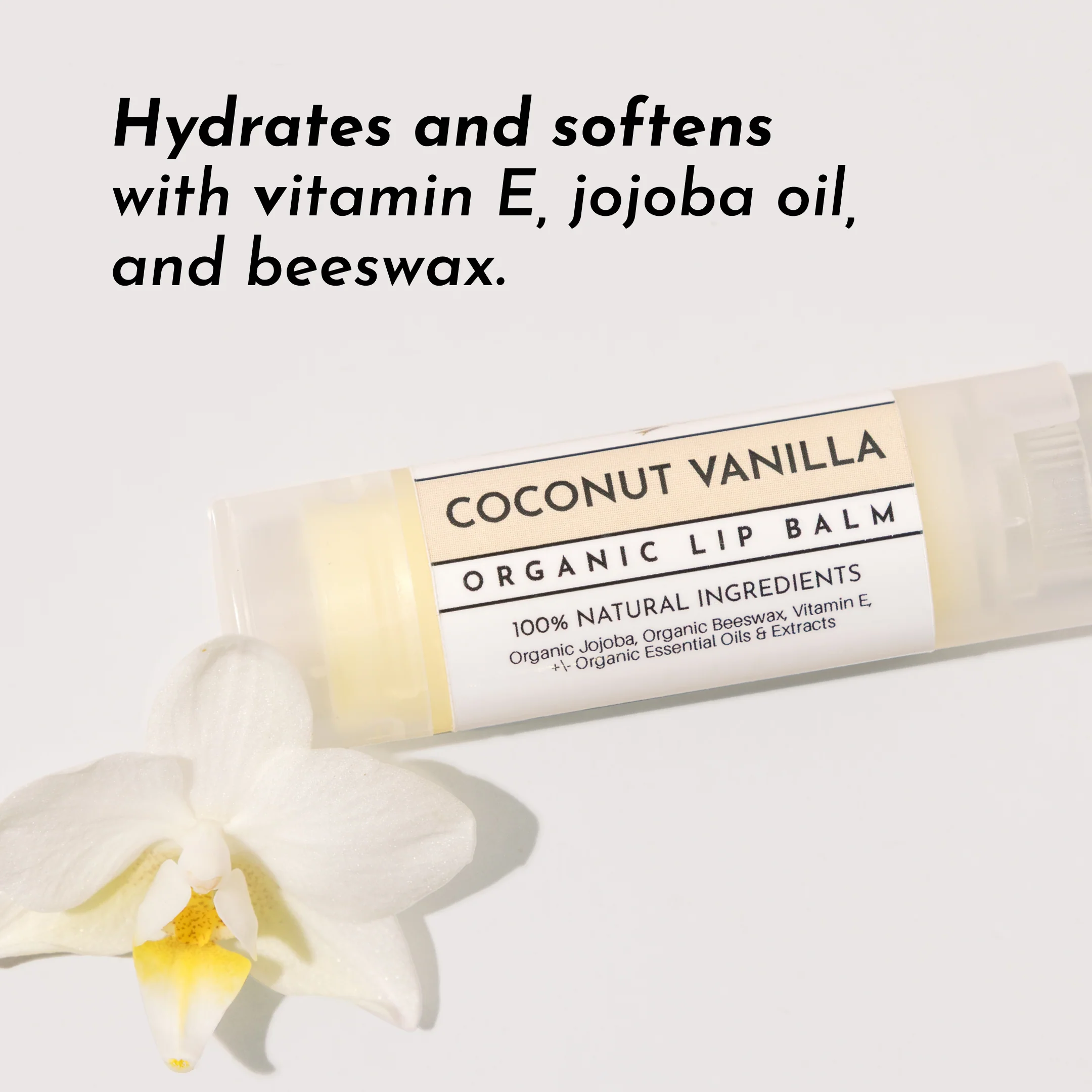 Coconut Vanilla Lip Balm - Image 3