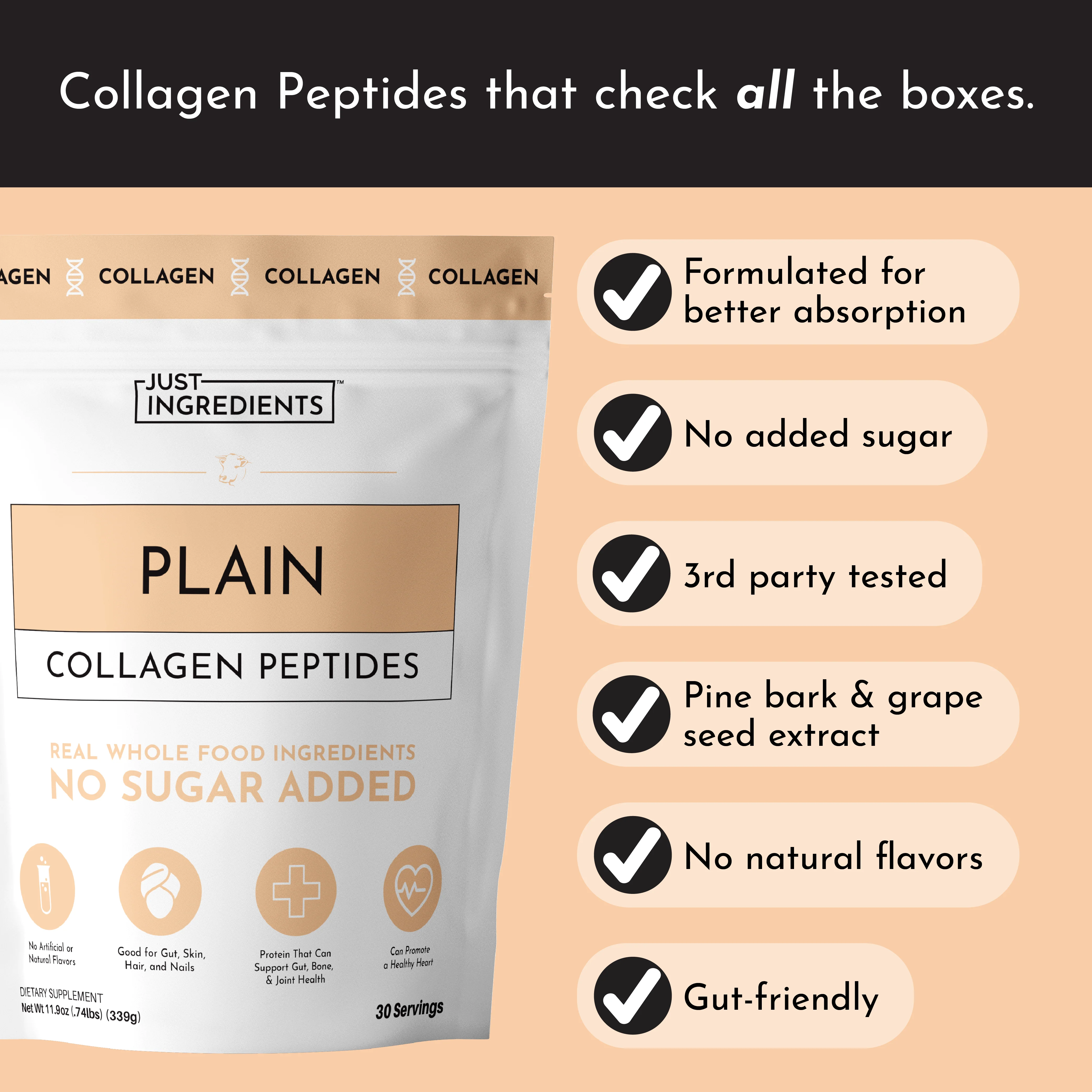 Plain Collagen Peptides - Image 4