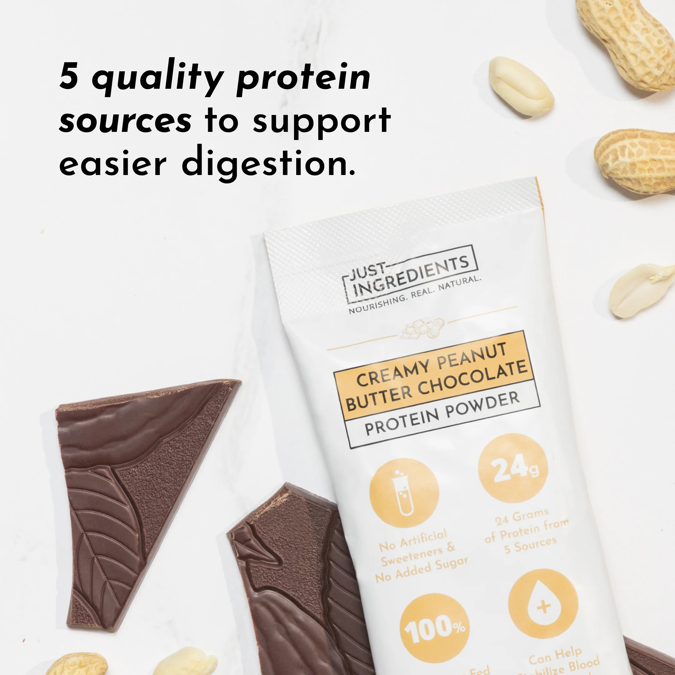 Creamy Peanut Butter Chocolate Protein Powder Stick - Image 3
