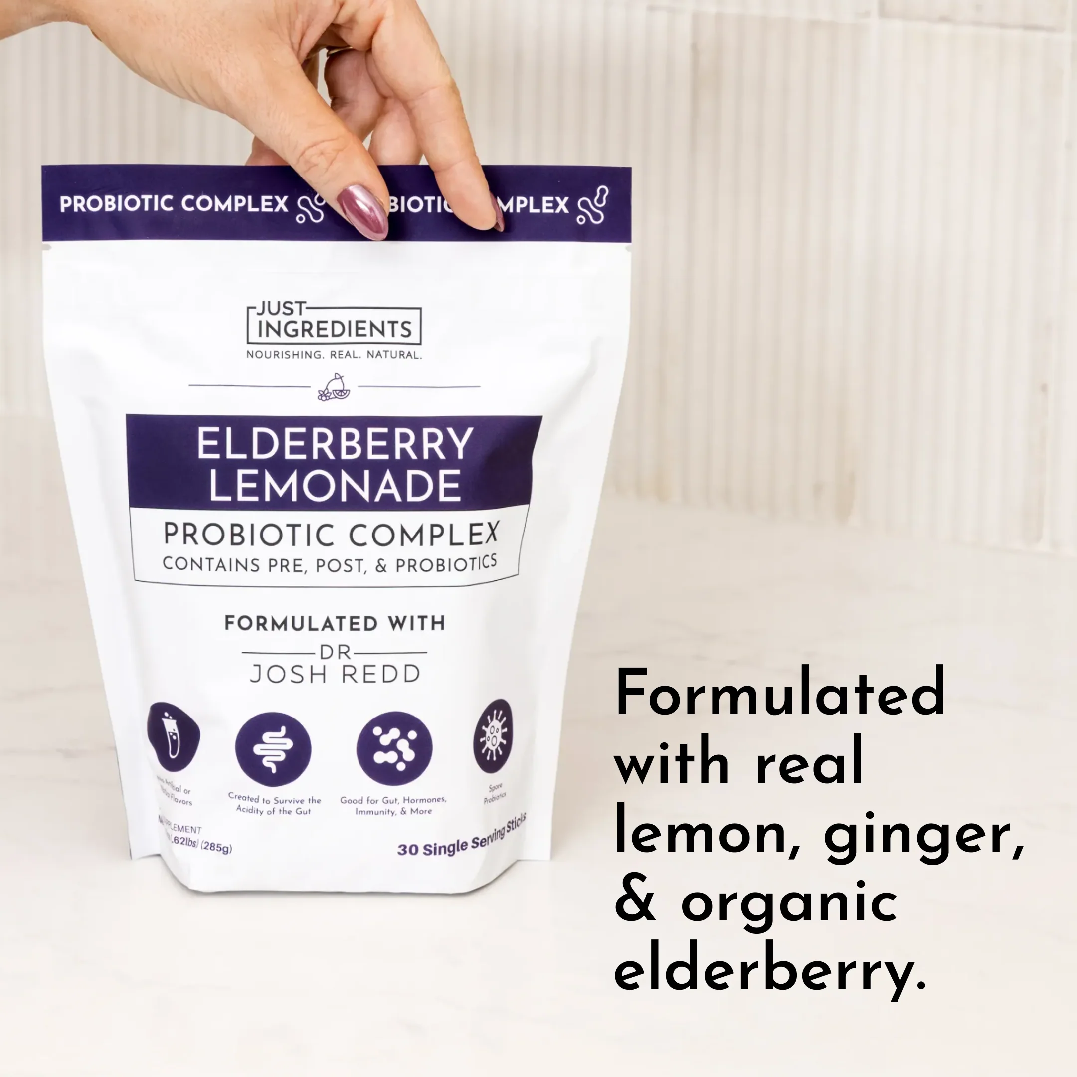 Elderberry Lemonade 3-In-1 Probiotic Complex - Image 4