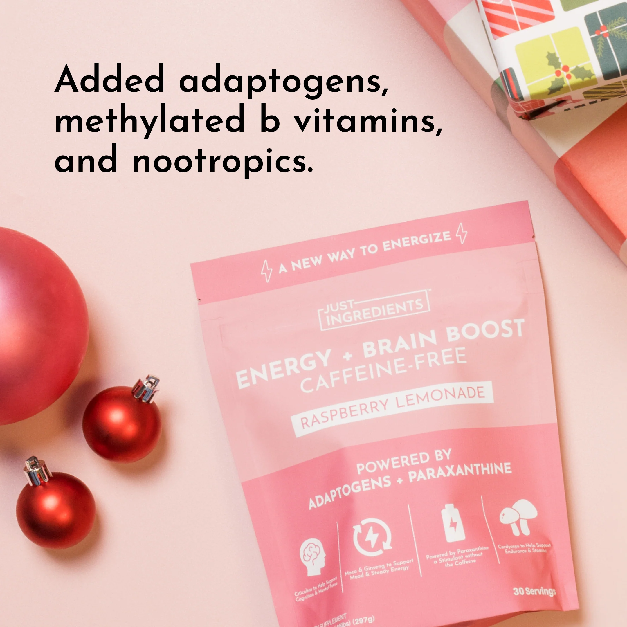 Energy + Brain Boost Raspberry Lemonade (Paraxanthine) - Image 5