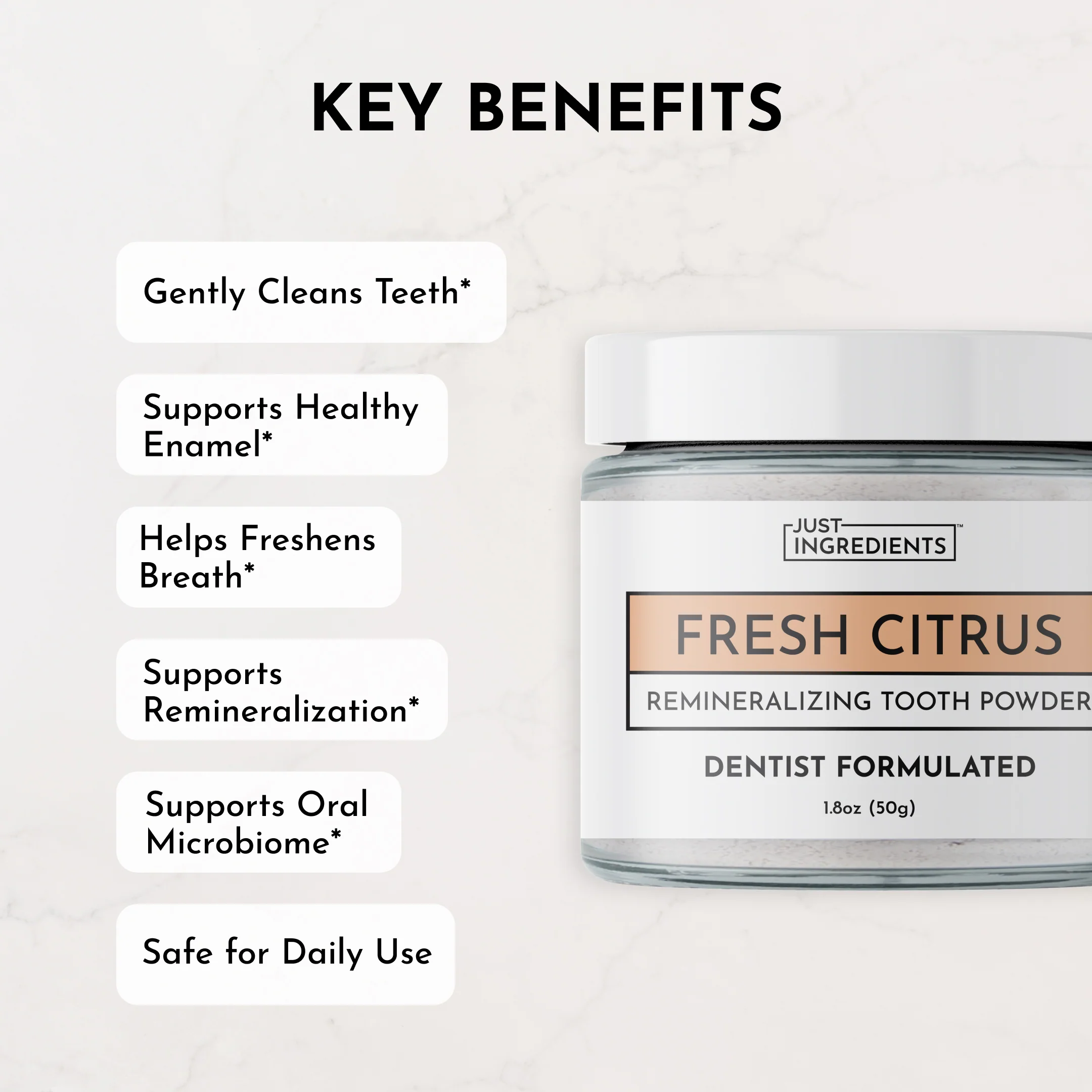 Fresh Citrus Remineralizing Tooth Powder - Image 4