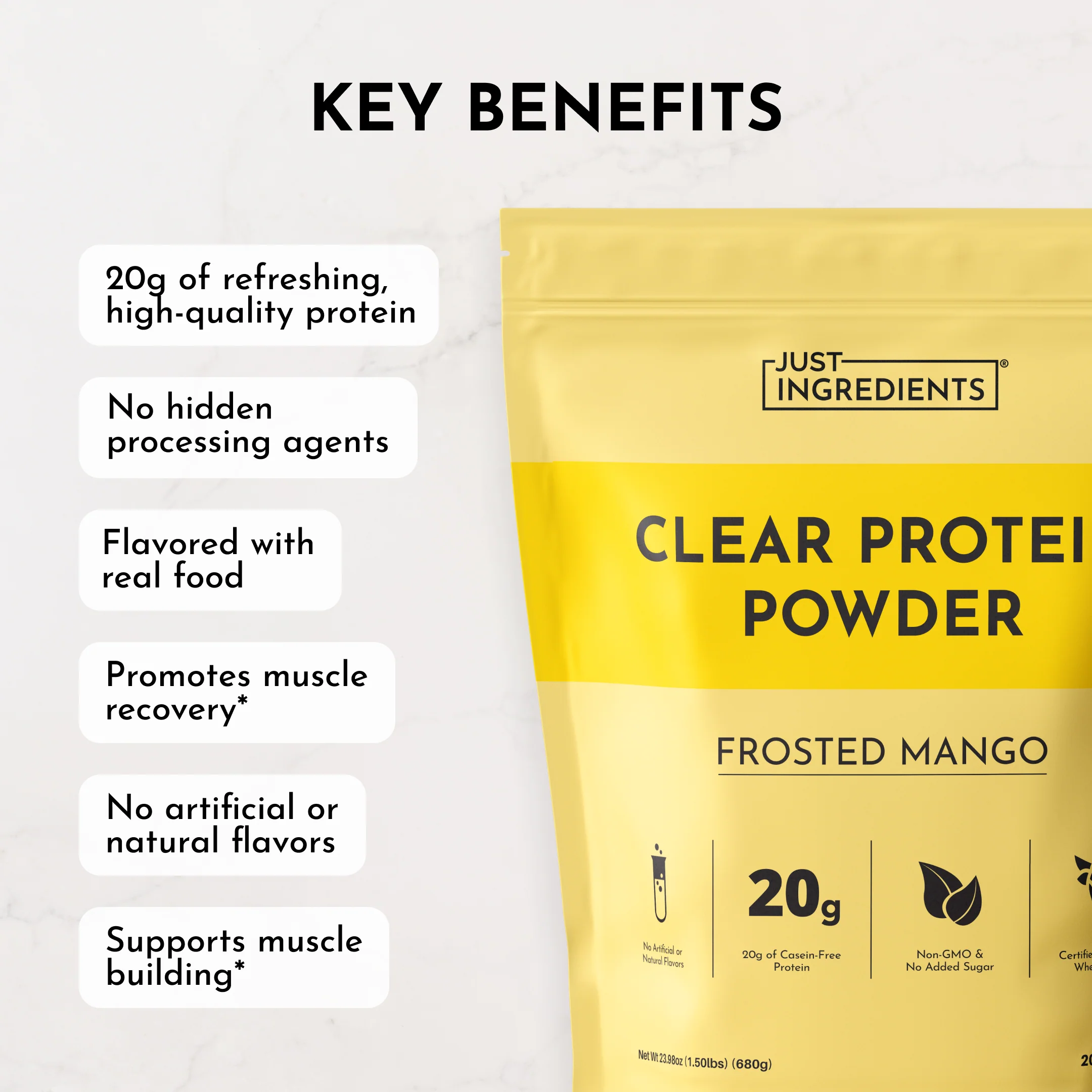 Frosted Mango Clear Protein Powder - Image 8