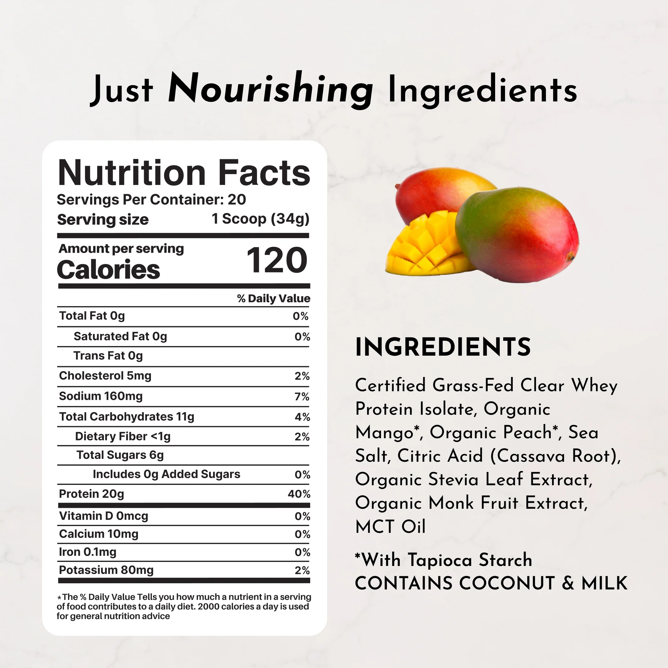 Frosted Mango Clear Protein Powder - Image 9