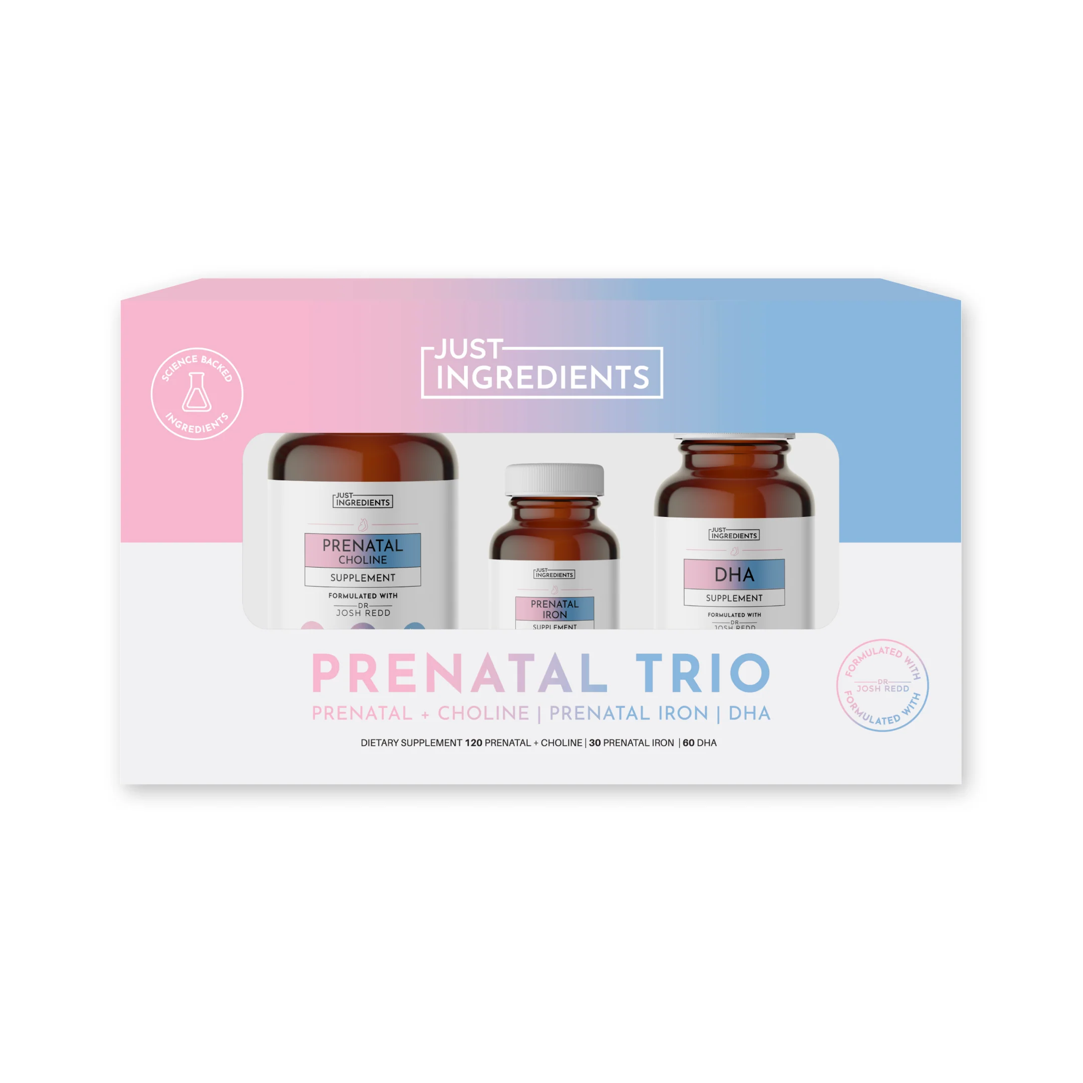 Prenatal & Postnatal + DHA + Iron (Gift Box)