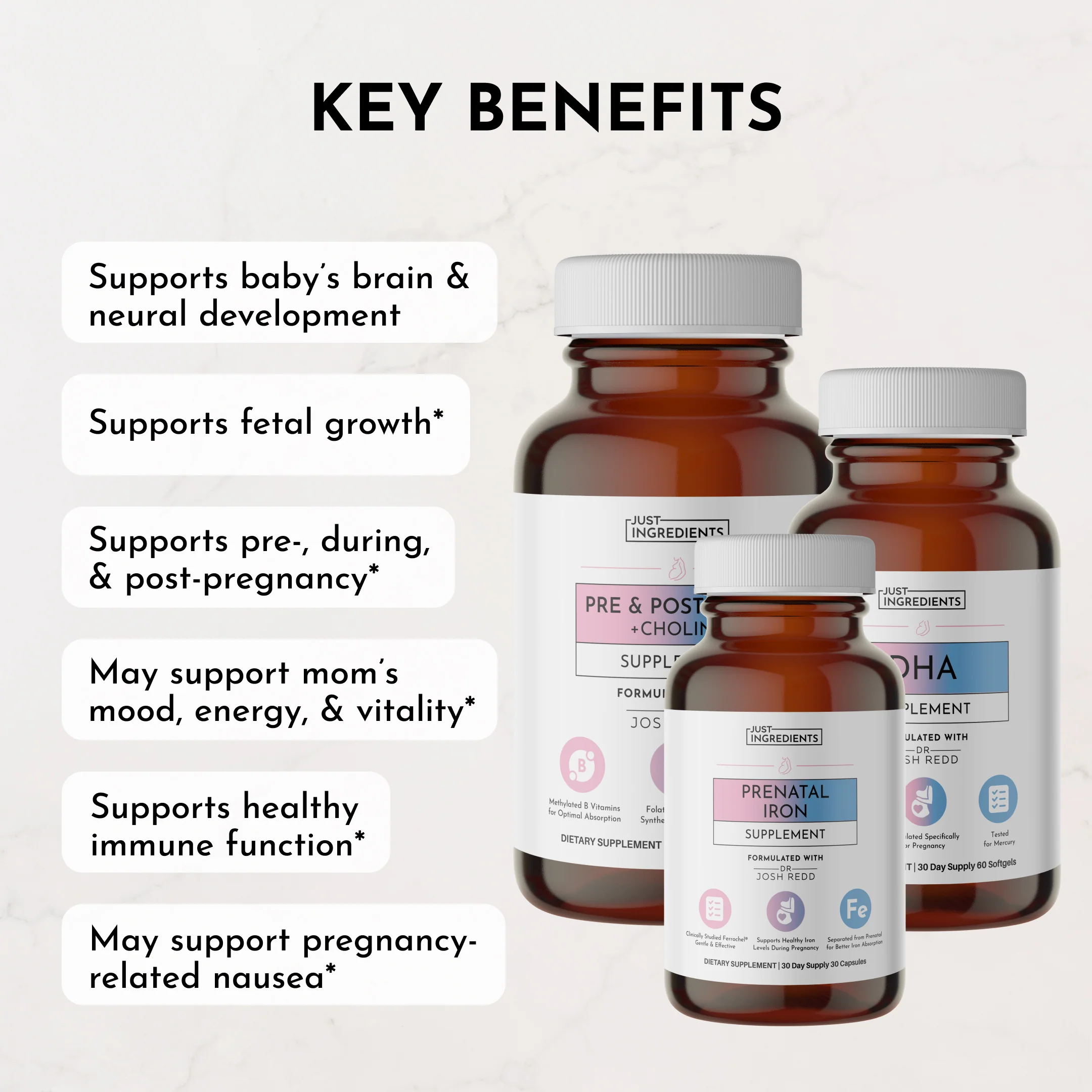 Prenatal & Postnatal + DHA + Iron (Gift Box) - Image 6