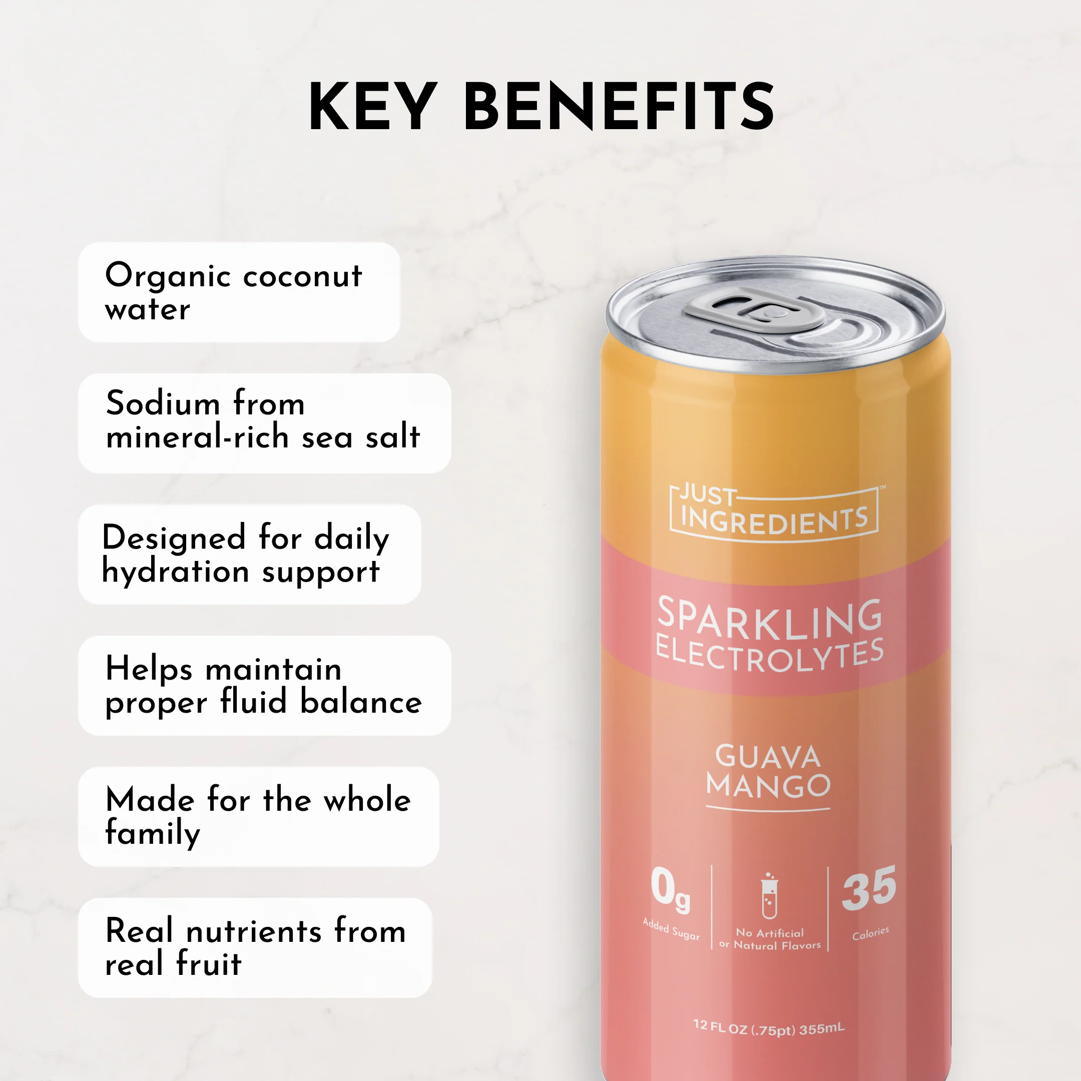 Guava Mango Sparkling Electrolytes (8 pack) - Image 8