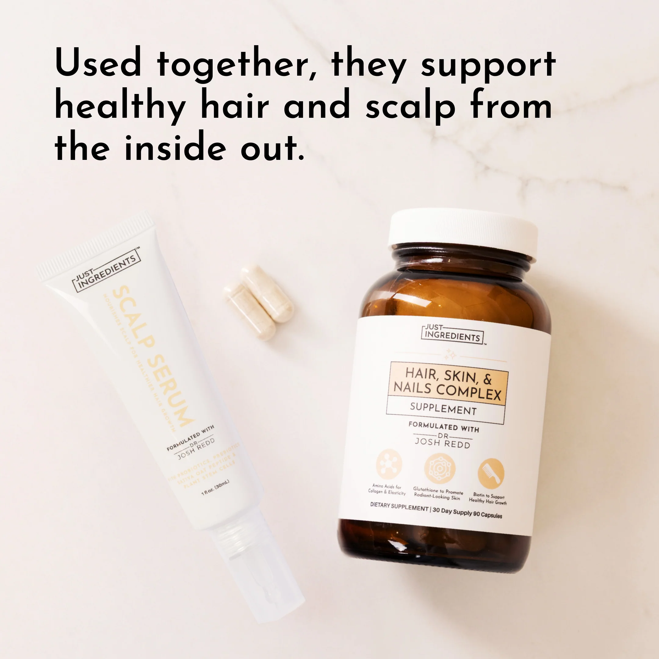 Hair, Skin, and Nails + Scalp Serum Bundle - Image 2