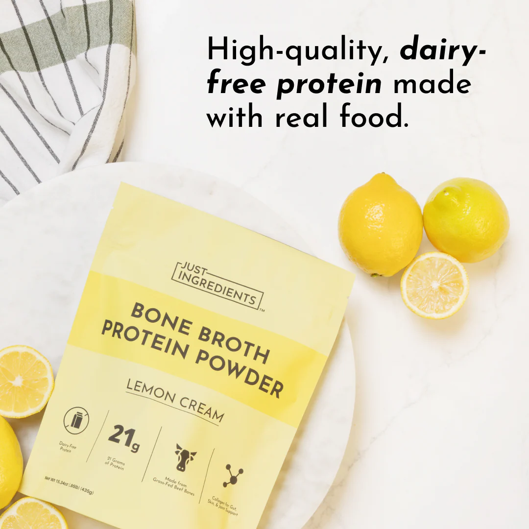 Lemon Cream Bone Broth Protein Powder - Image 3