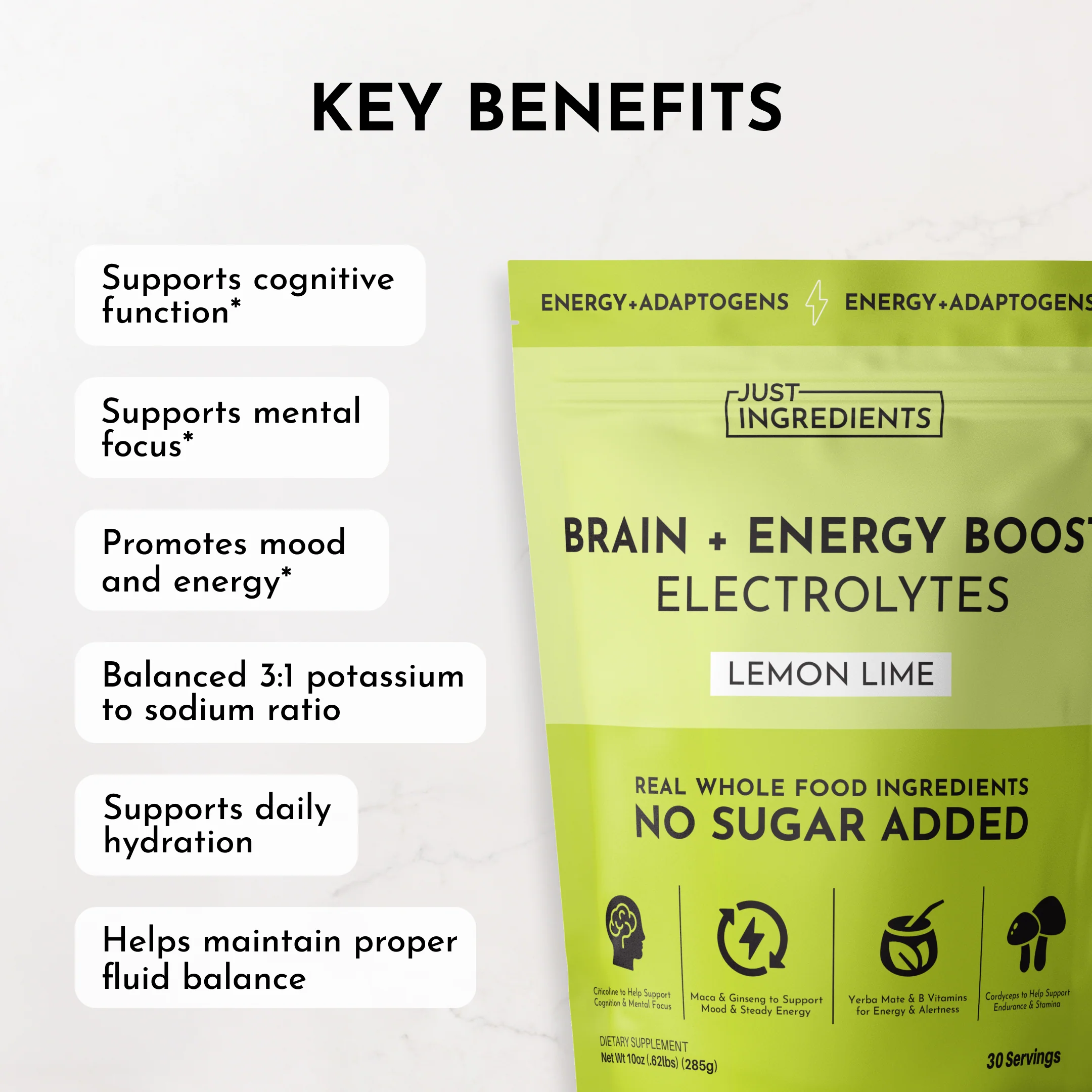 Brain + Energy Boost Lemon Lime & Electrolytes - Image 9