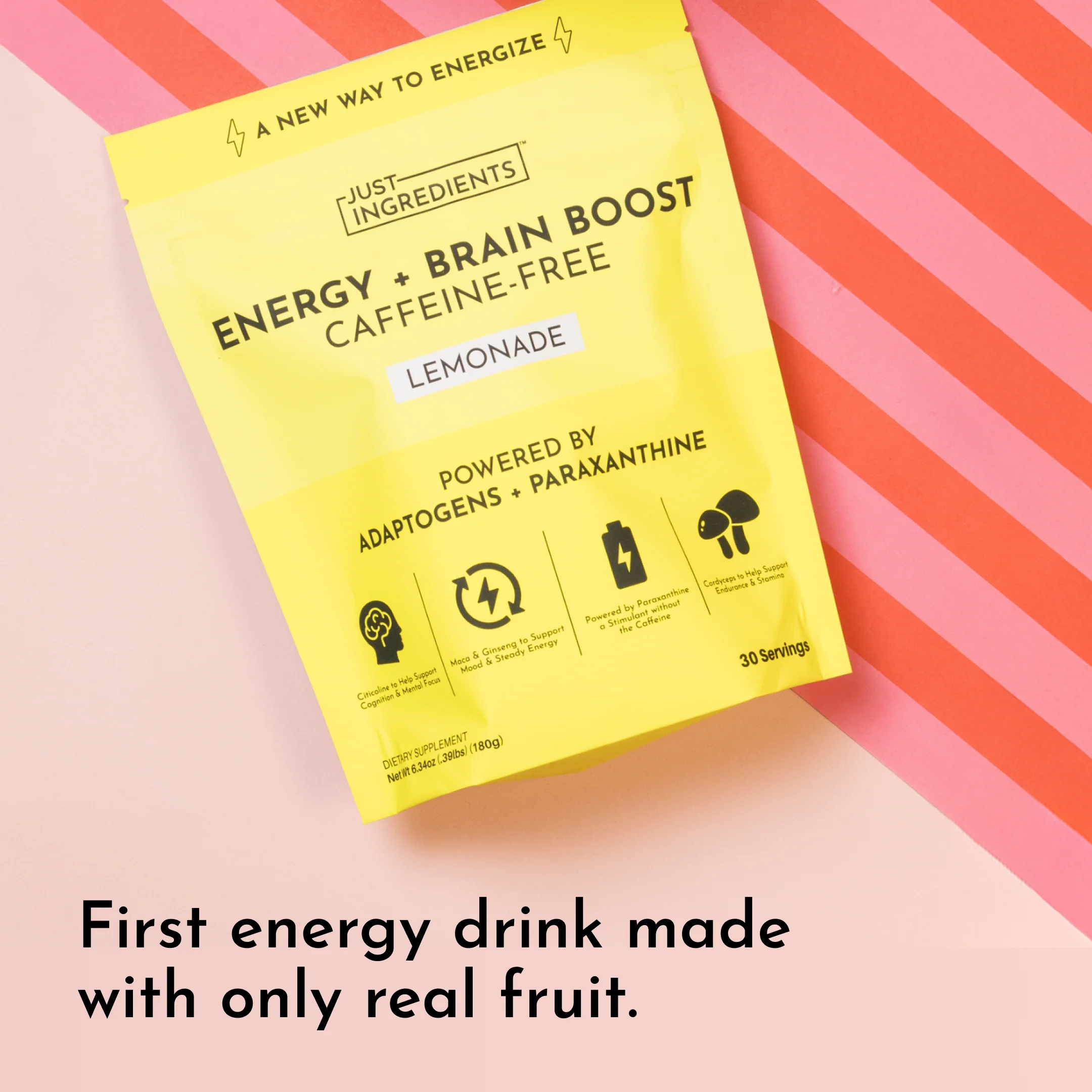 Energy + Brain Boost Lemonade (Paraxanthine) Stick - Image 3