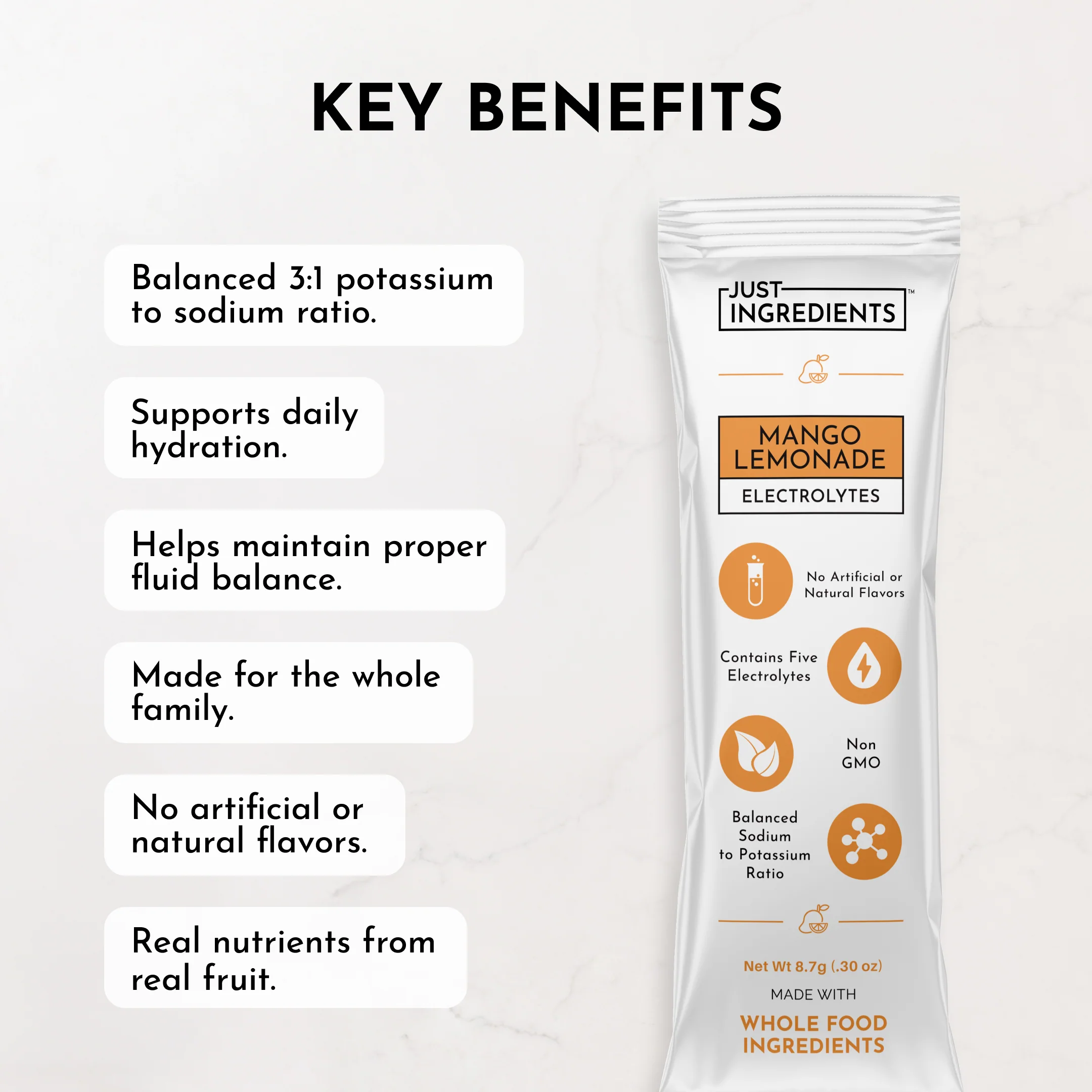 Mango Lemonade Electrolytes Stick - Image 9