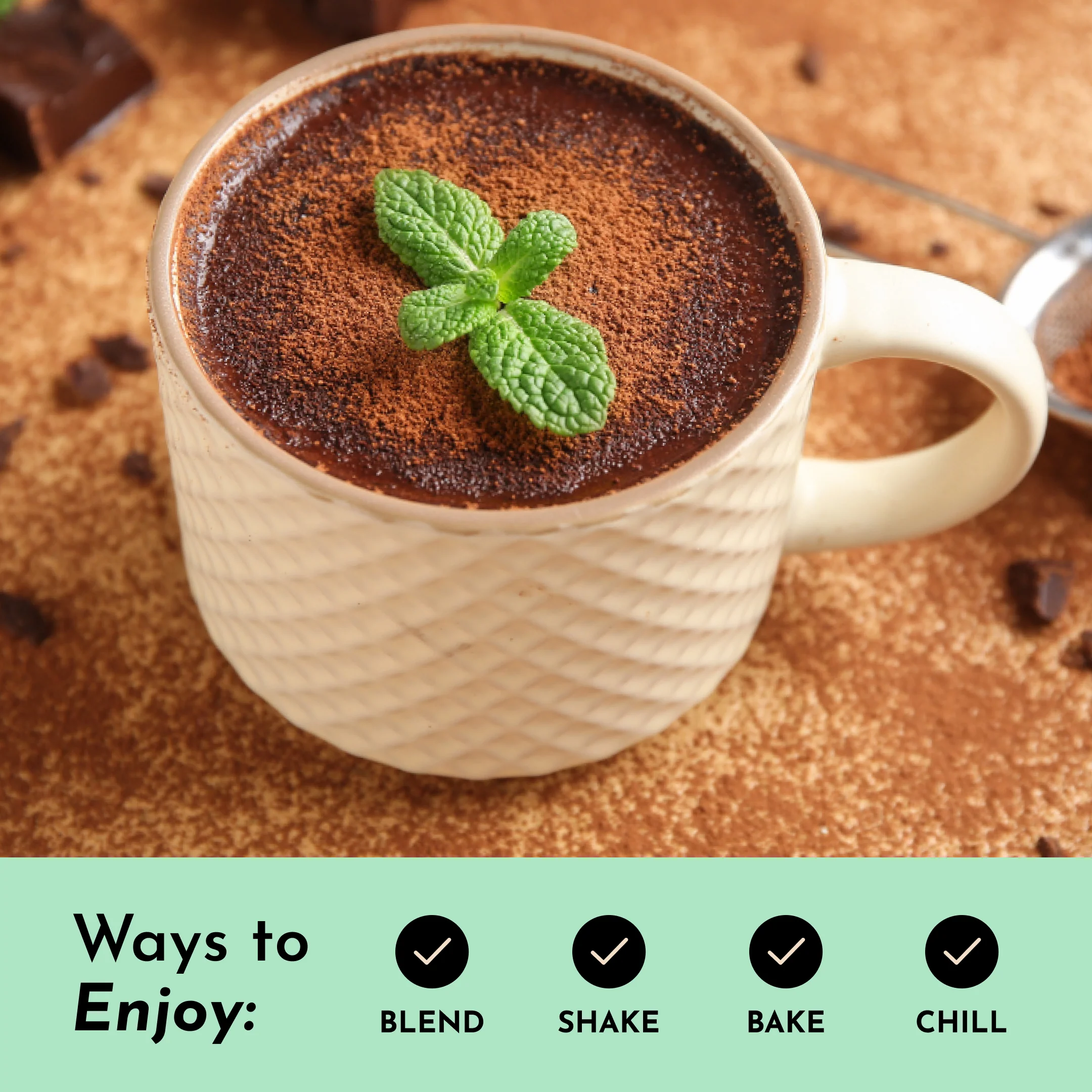 Mint Chocolate Bone Broth Protein Powder - Image 10