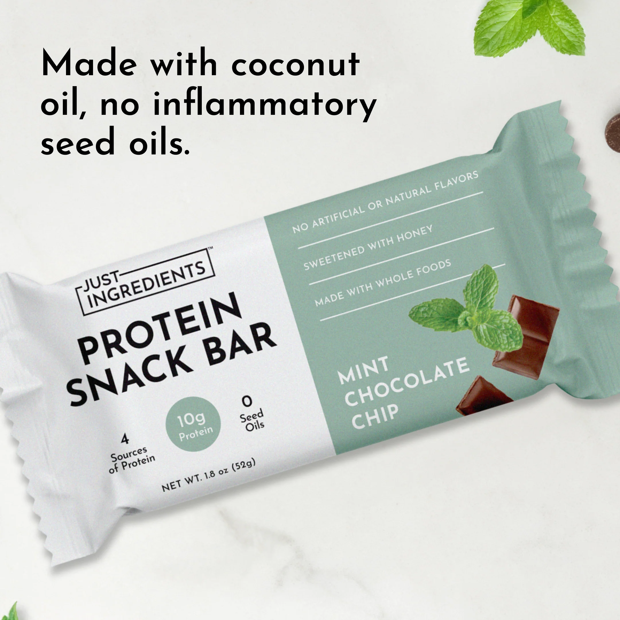 Mint Chocolate Protein Snack Bar (Box of 12) - Image 4