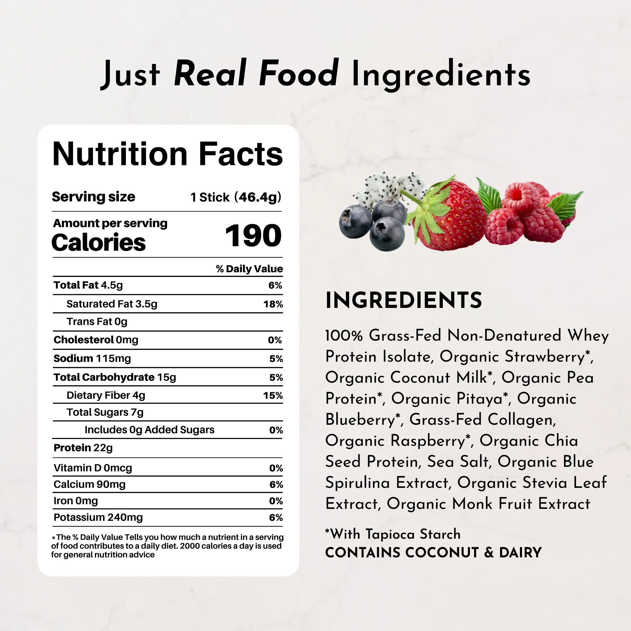 Mountain Berry Protein Powder Stick - Image 5