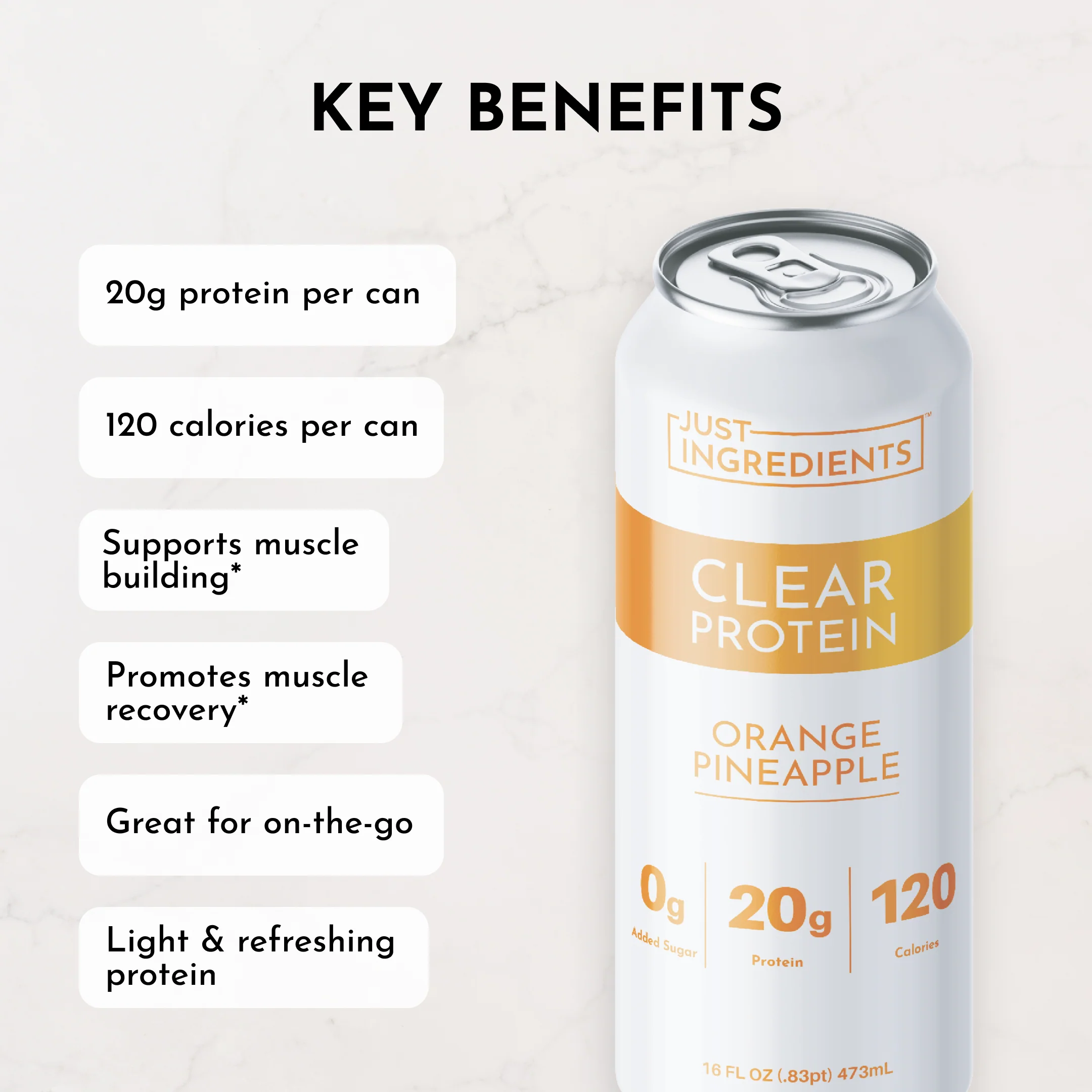 Orange Pineapple Clear Protein (8 pack) - Image 8