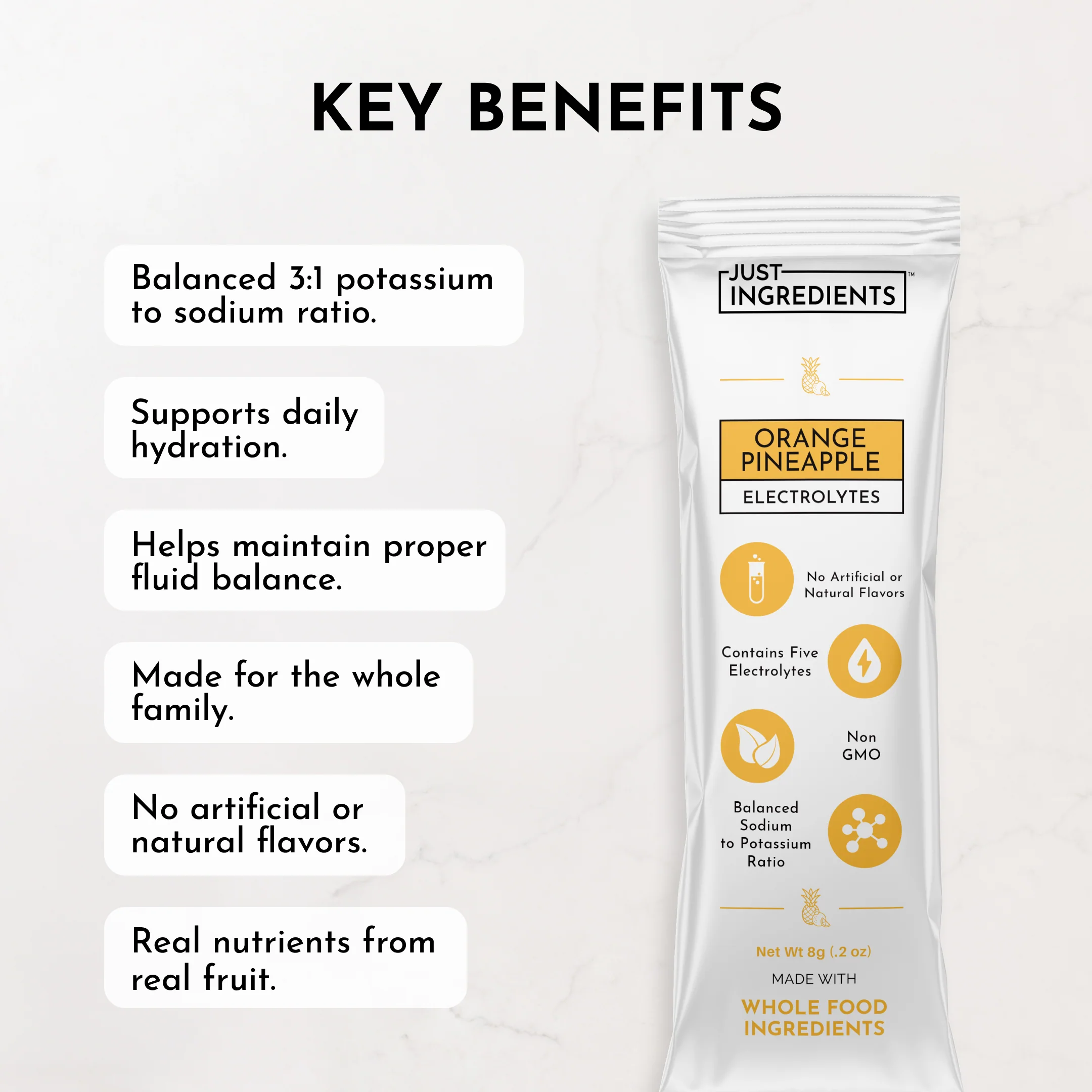 Orange Pineapple Electrolytes Stick - Image 9