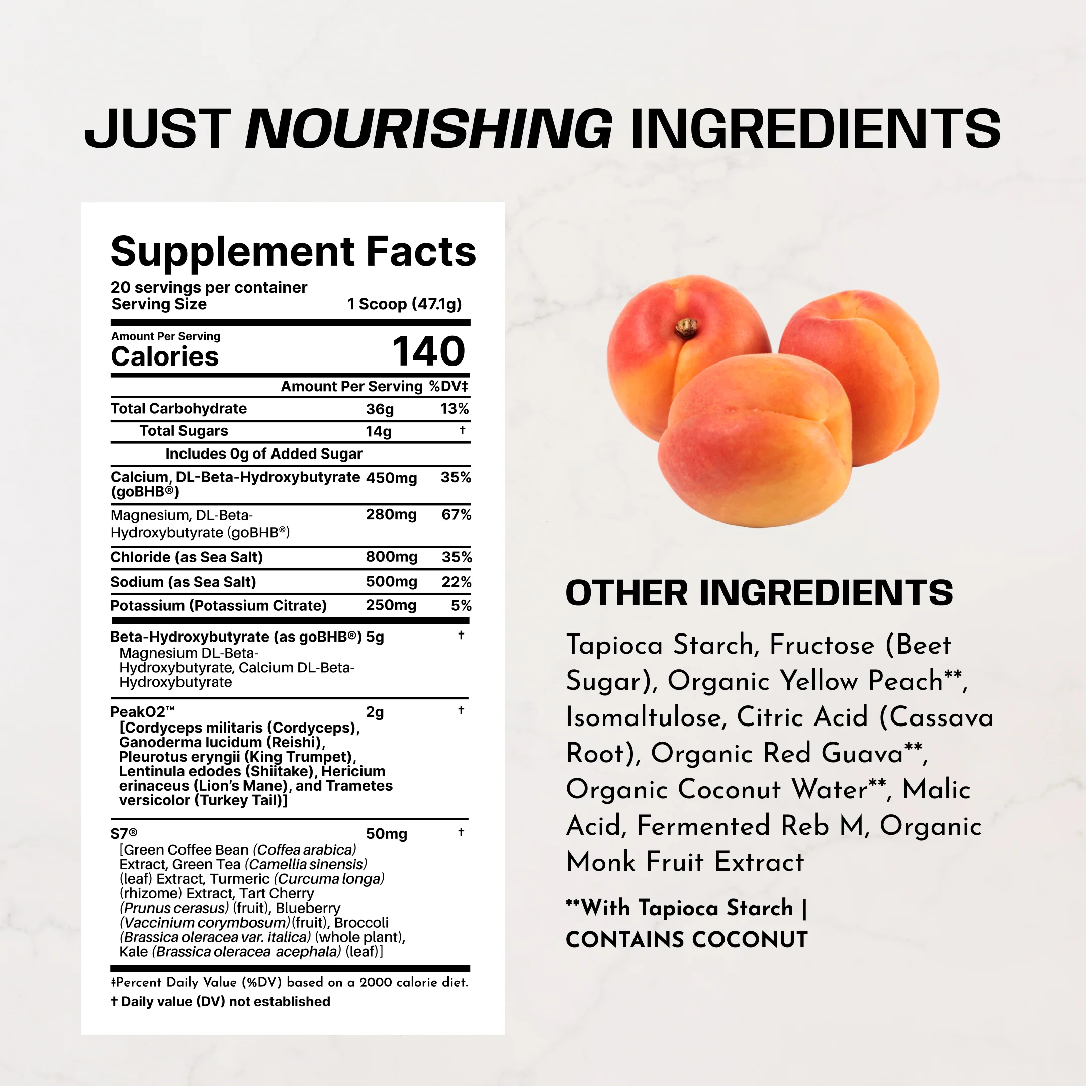 Peach Endurance Drink (Pre-order) - Image 2