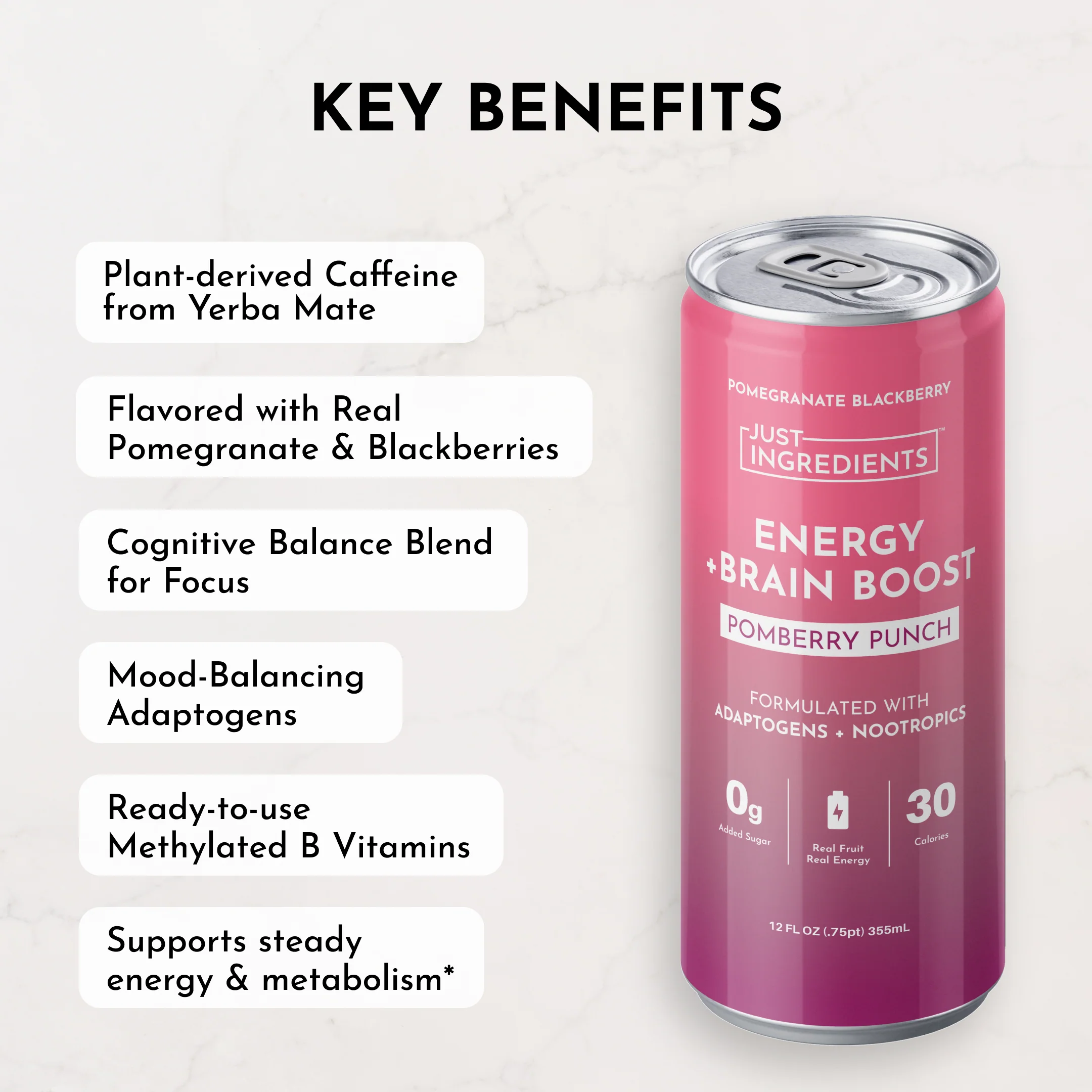 Pomberry Punch Energy + Brain Boost (12 Pack) - Image 9