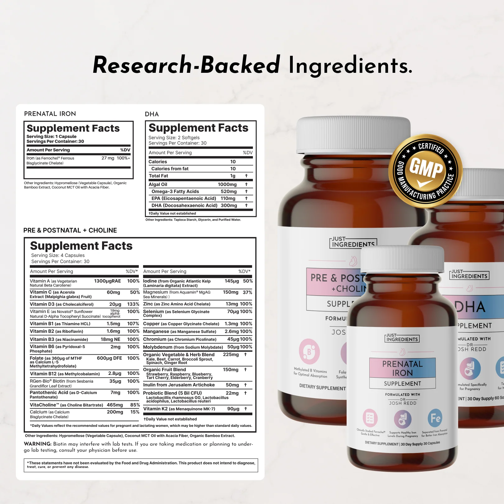 Prenatal & Postnatal + DHA + Iron - Image 8