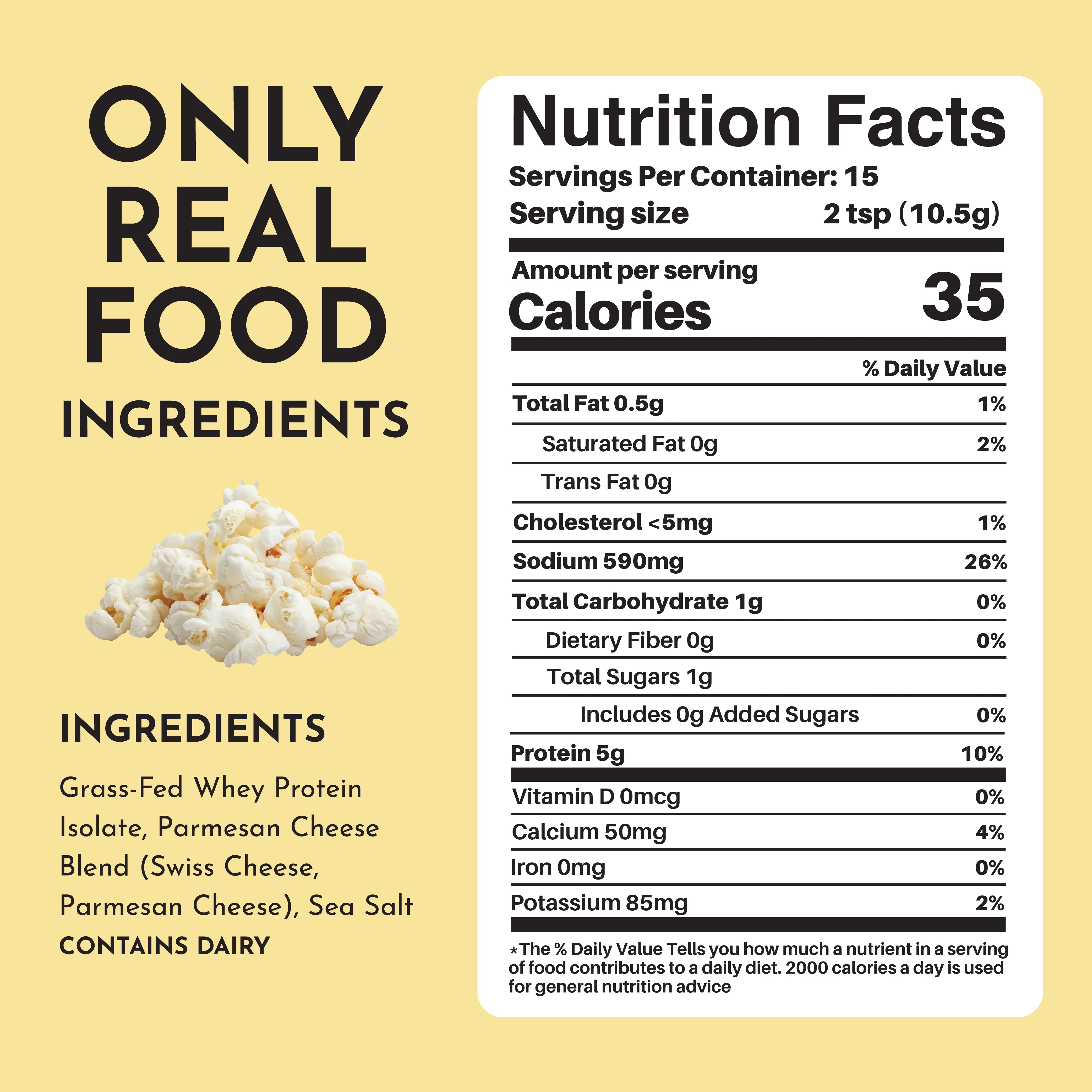Protein Popcorn Salt - Parmesan Cheese - Image 5