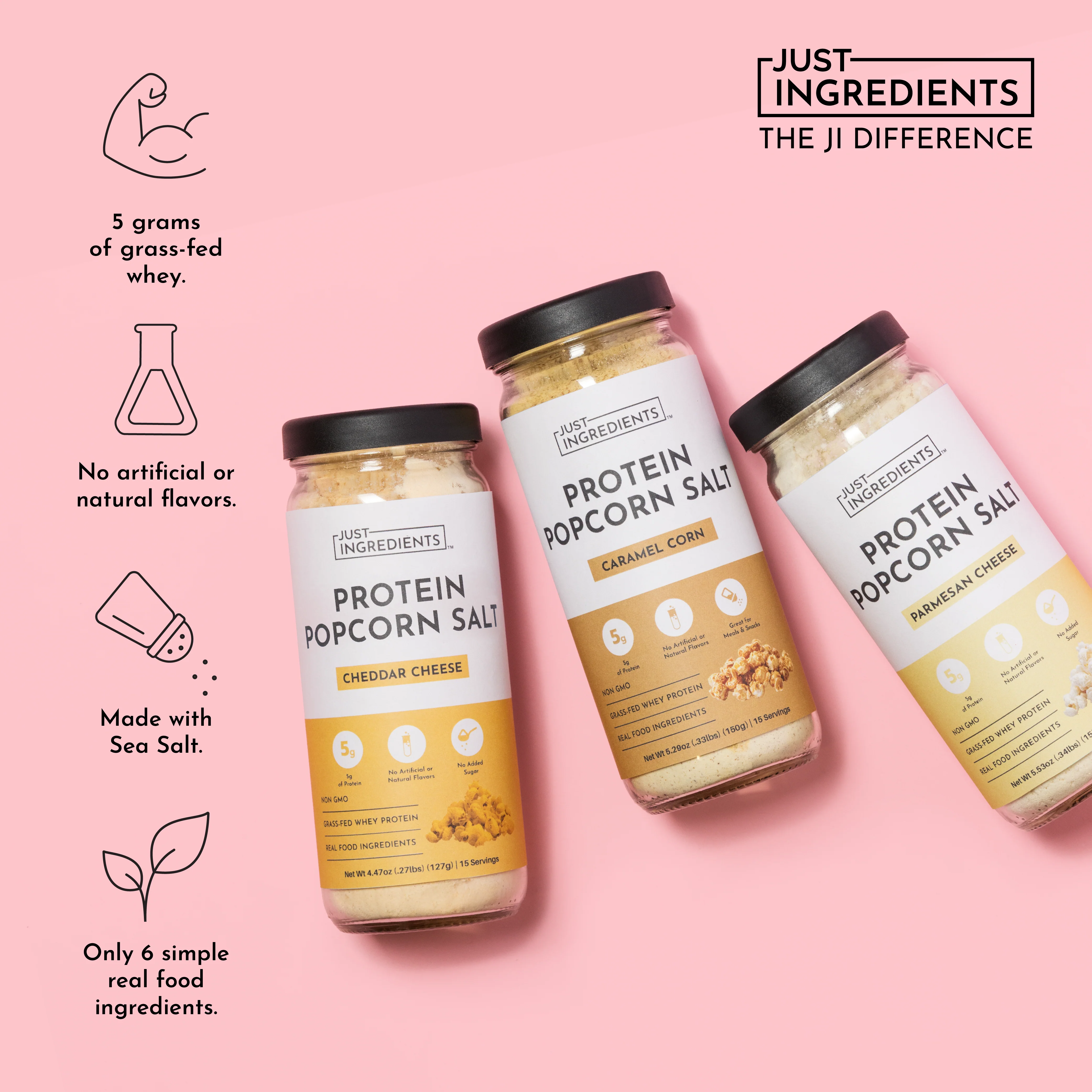 Protein Popcorn Salt - Caramel Corn - Image 2