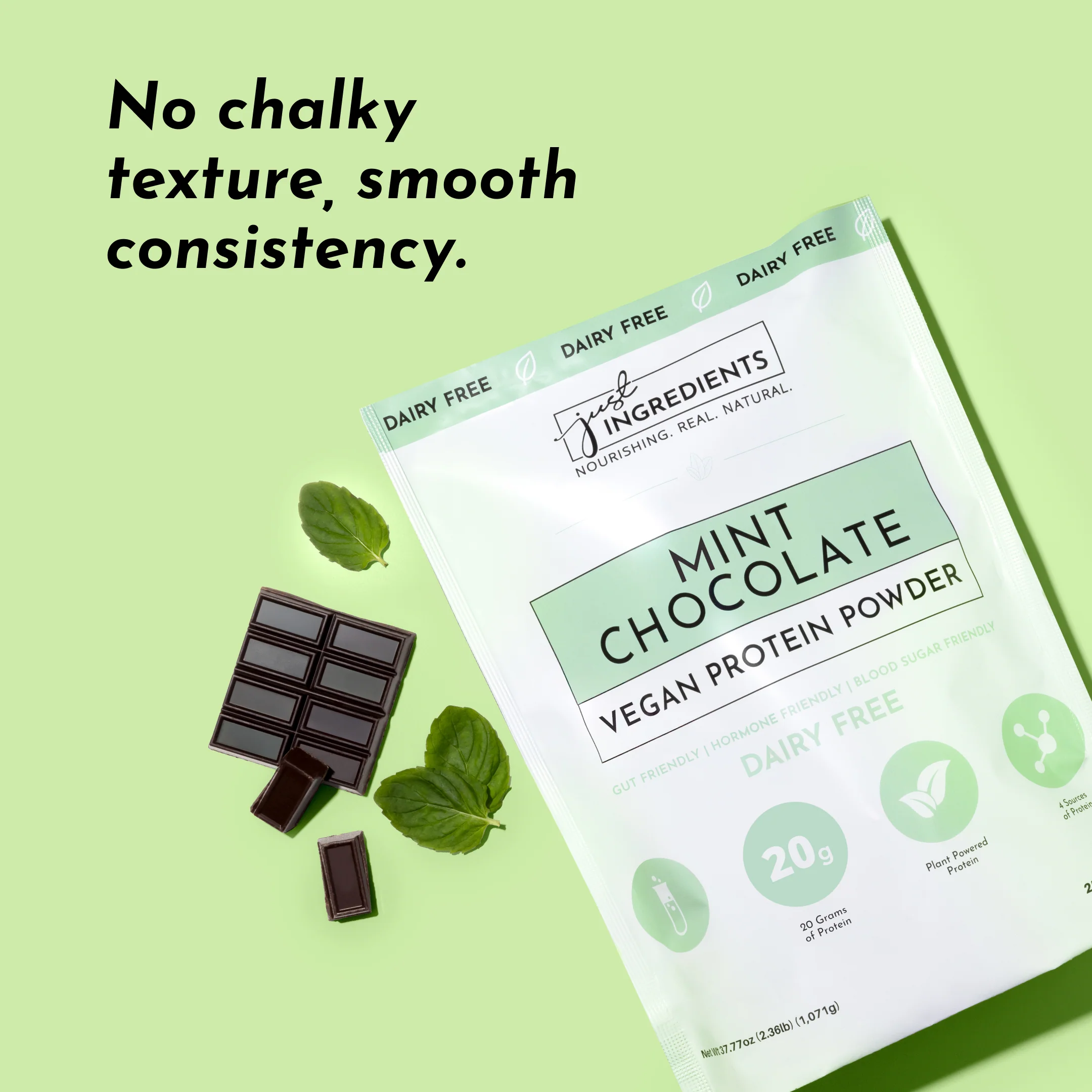 Vegan Mint Chocolate Protein Powder - Image 5