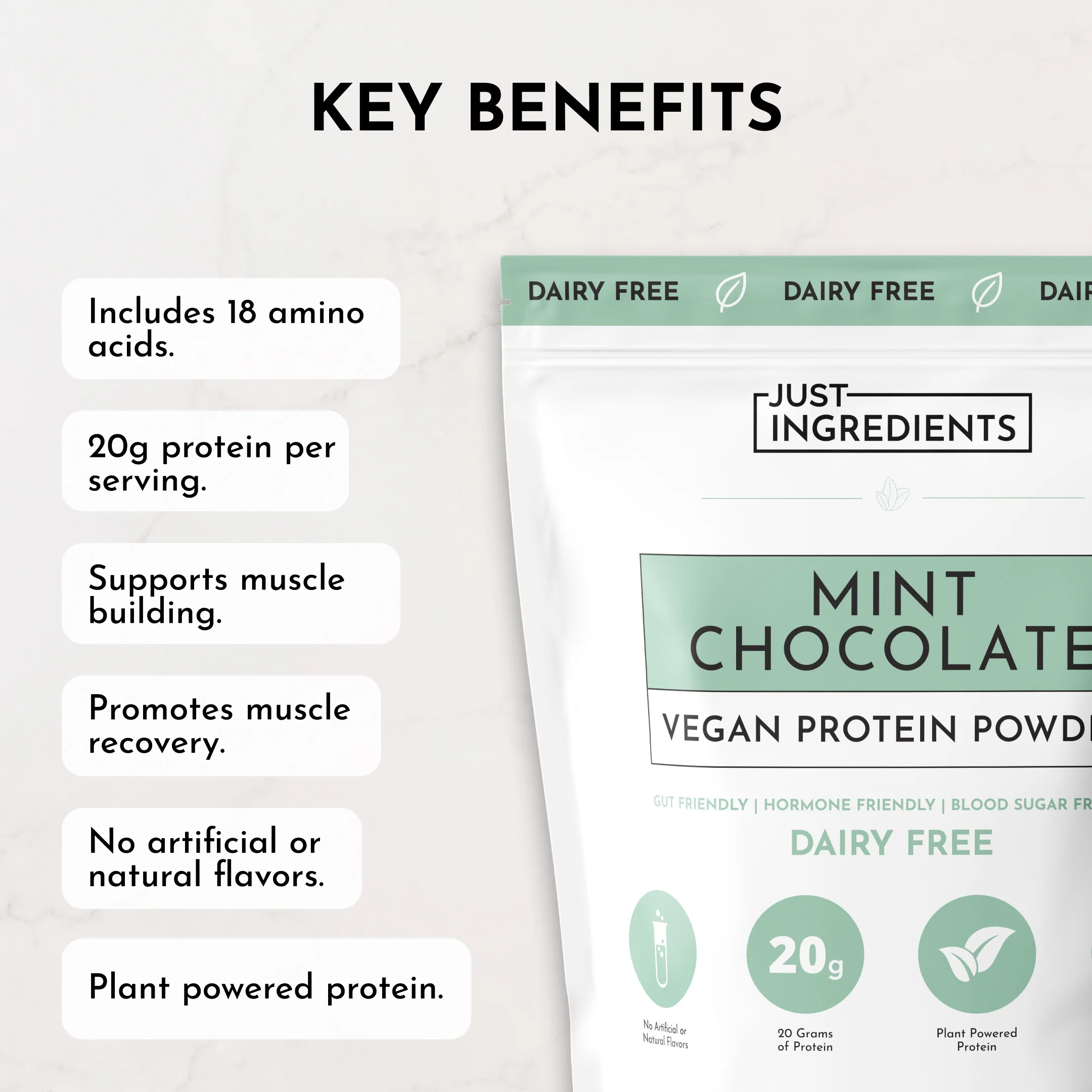 Vegan Mint Chocolate Protein Powder - Image 8