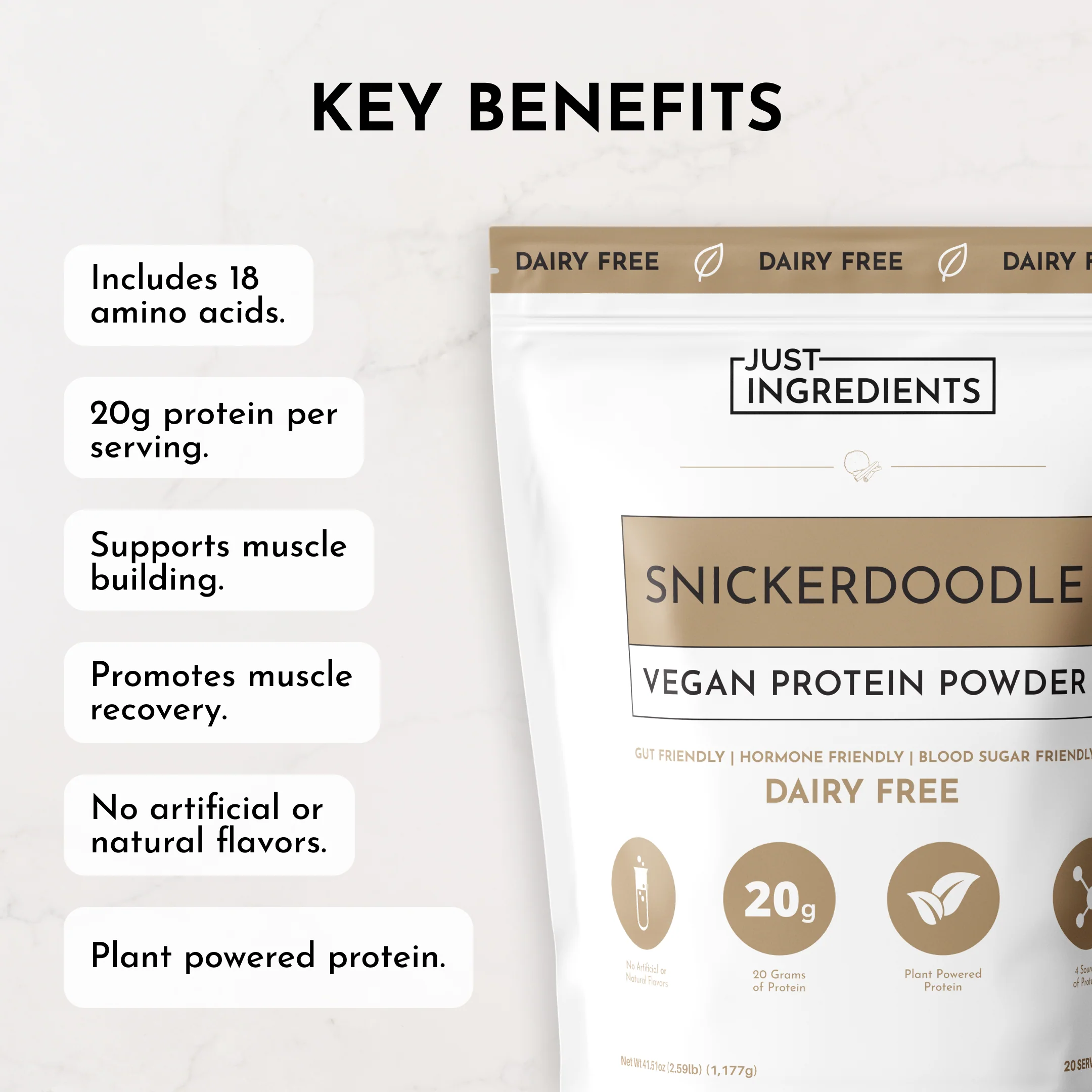 Vegan Snickerdoodle Protein Powder - Image 8