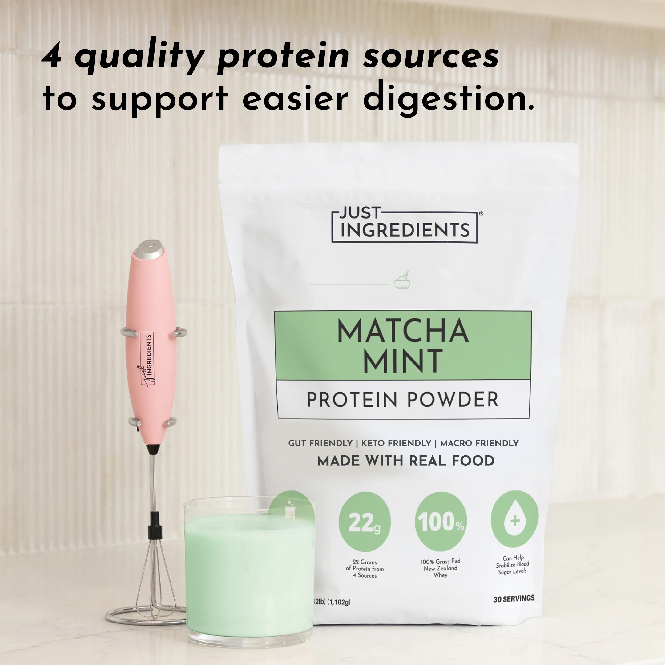 Matcha Mint Protein Powder - Image 3