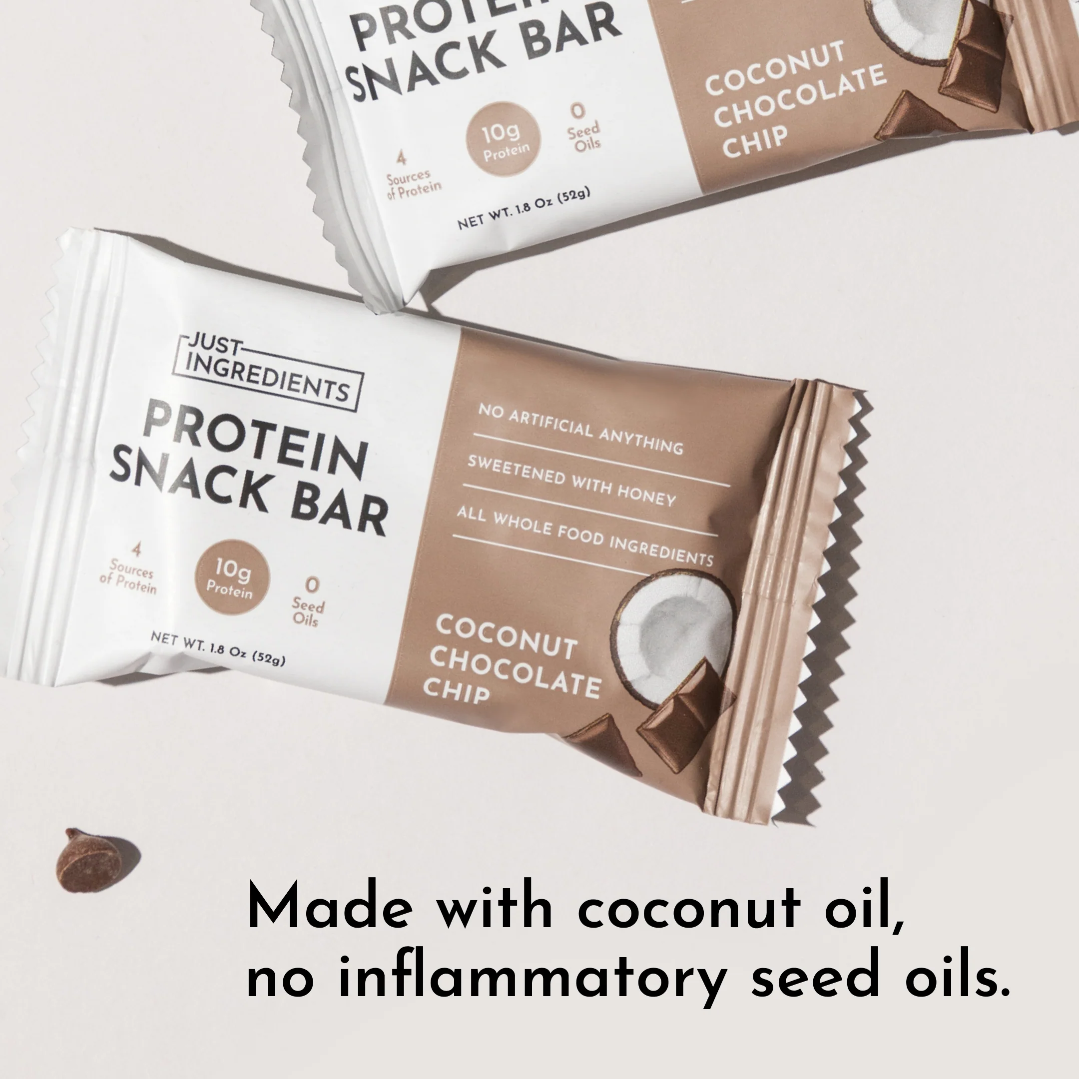 Protein Snack Bar - Coconut Chocolate Chip (12-pack) - Image 4