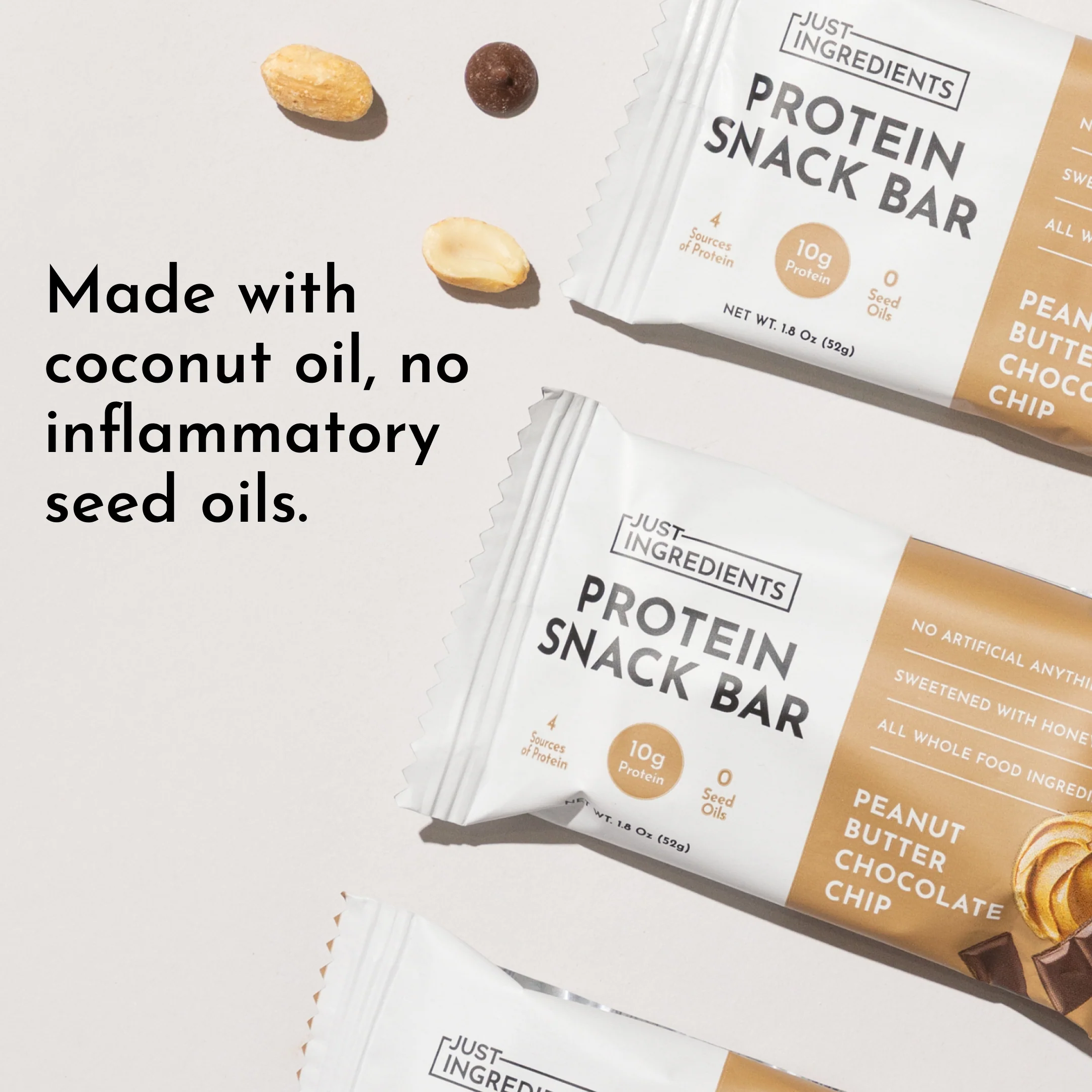 Protein Snack Bar - Peanut Butter Chocolate Chip (12-pack) - Image 7