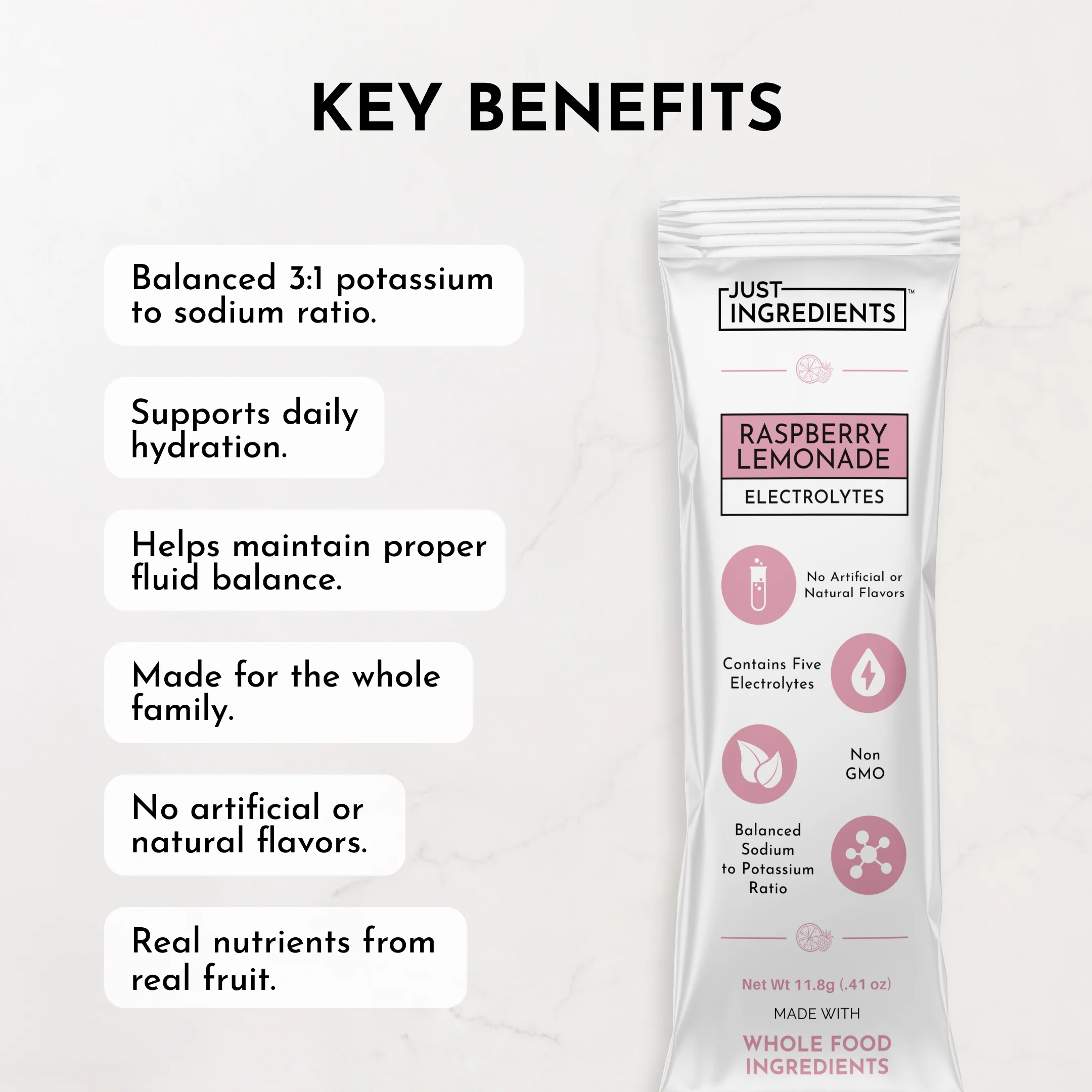 Raspberry Lemonade Electrolytes Stick - Image 9