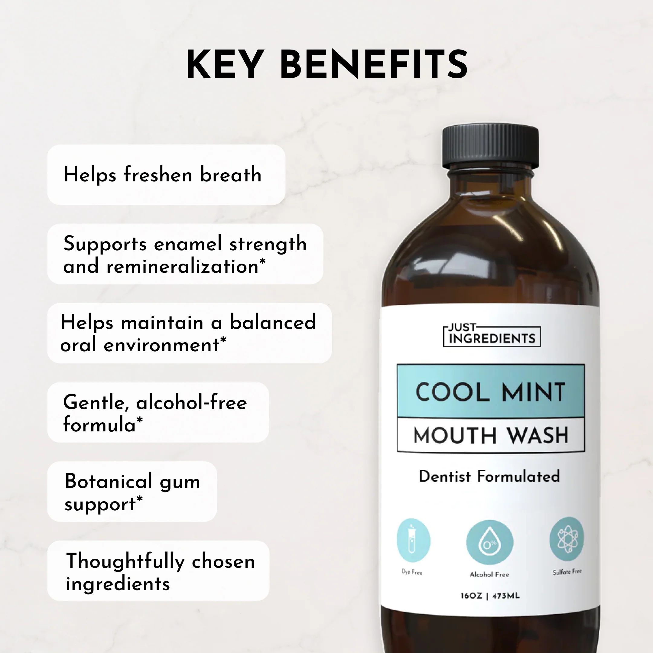 Remineralizing Mouth Wash (Cool Mint) - Image 4