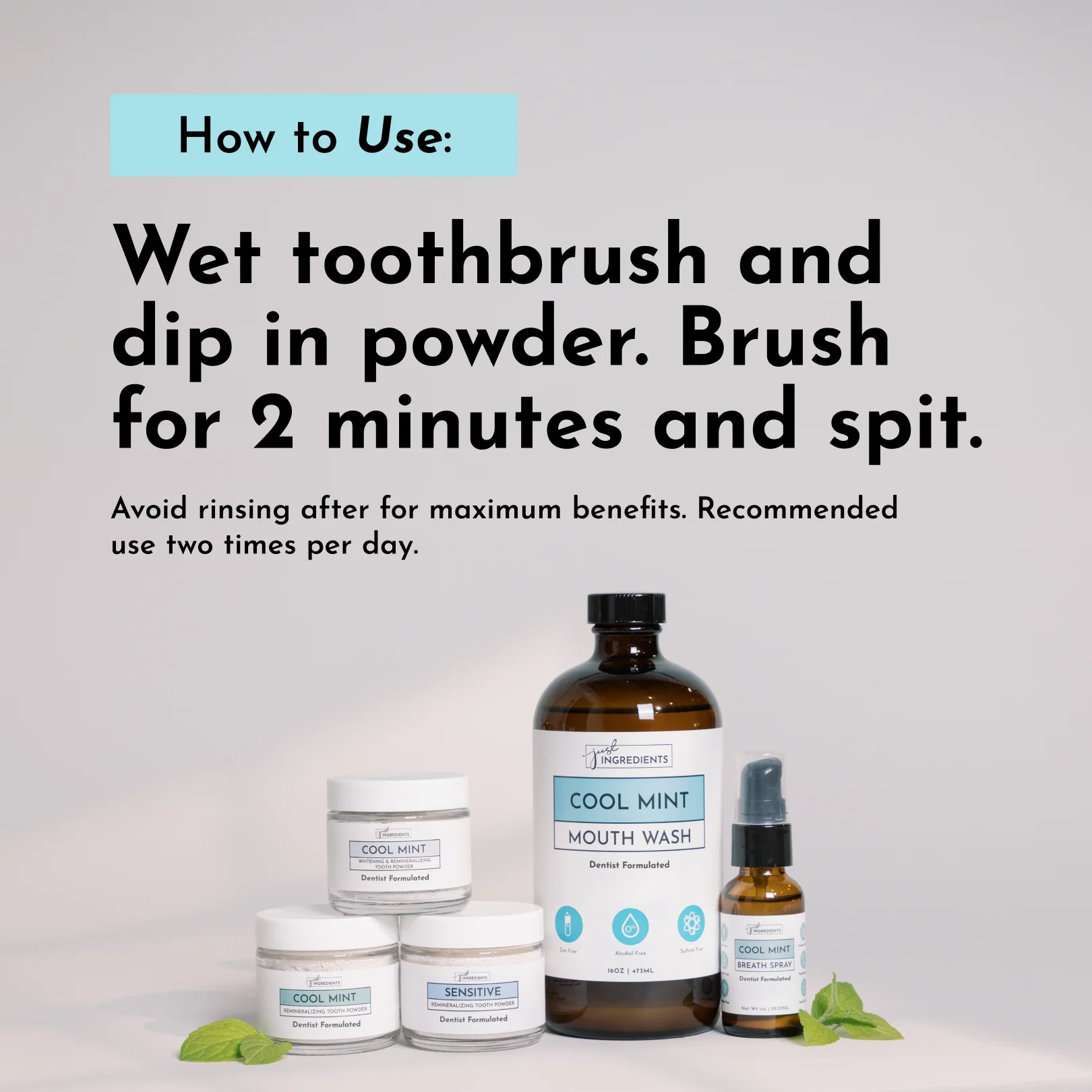 Remineralizing Tooth Powder (Mint) - Image 7
