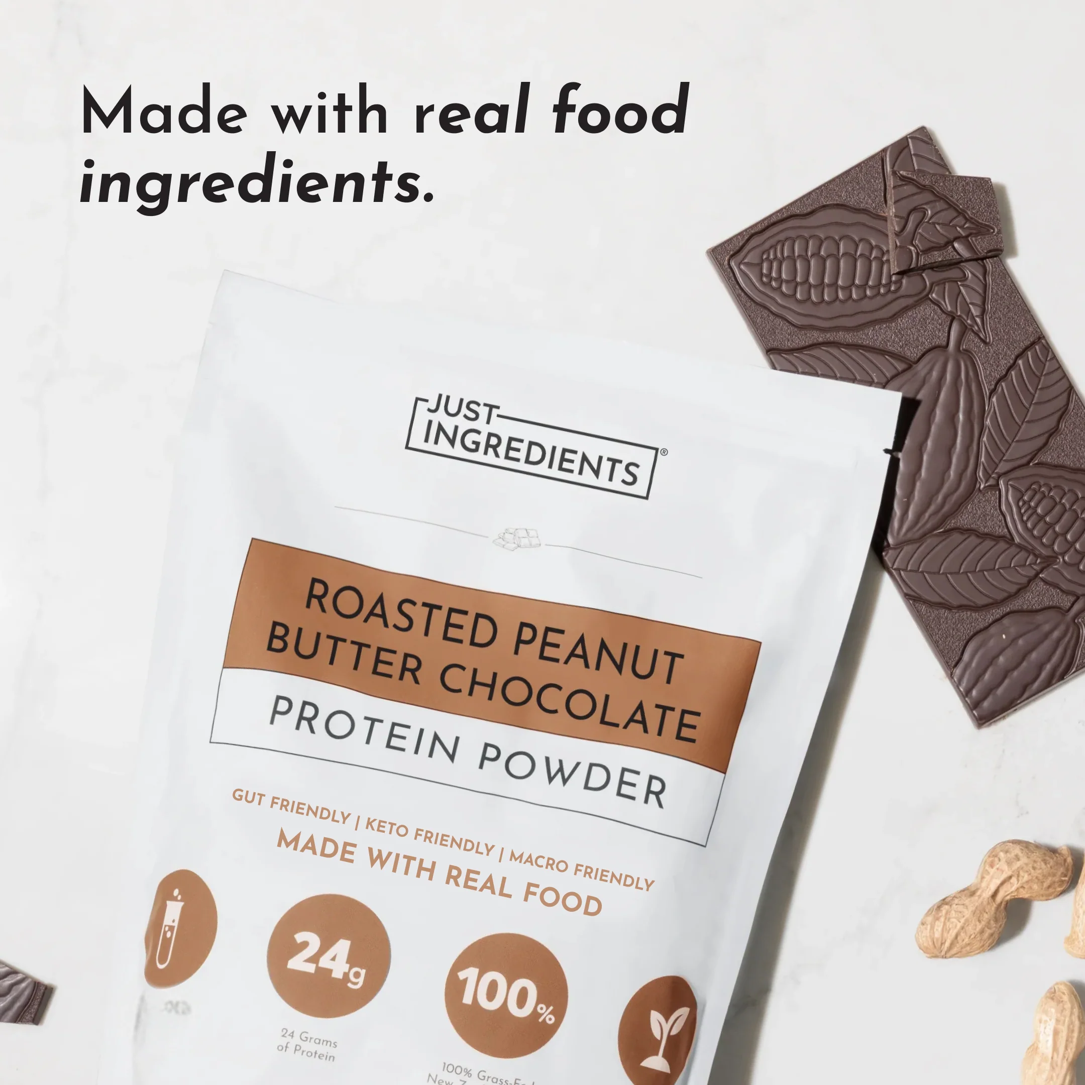 Roasted Peanut Butter Chocolate Protein Powder - Image 5